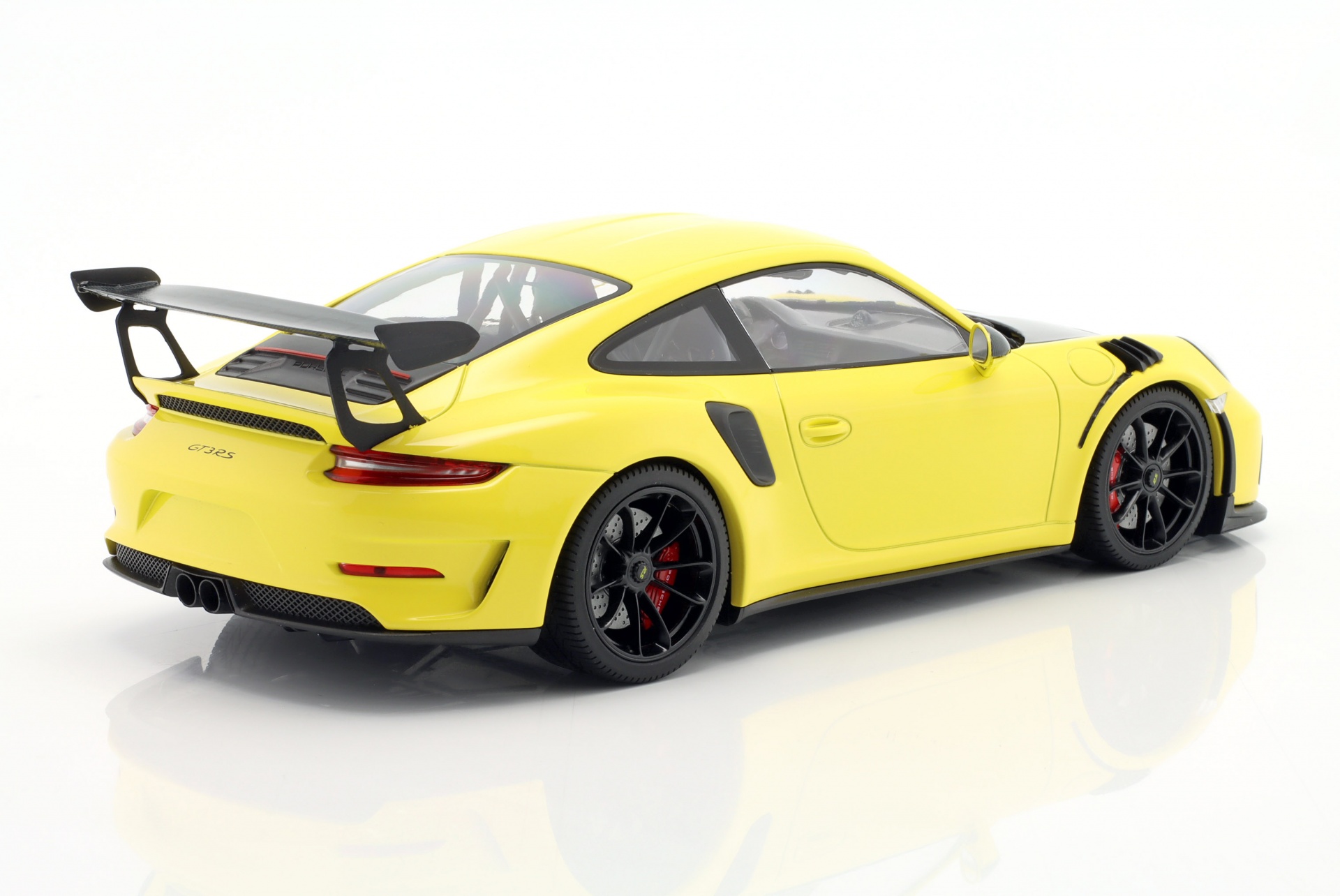Porsche 911 (991 II) GT3 RS 2019 gelb / schwarze Felgen  