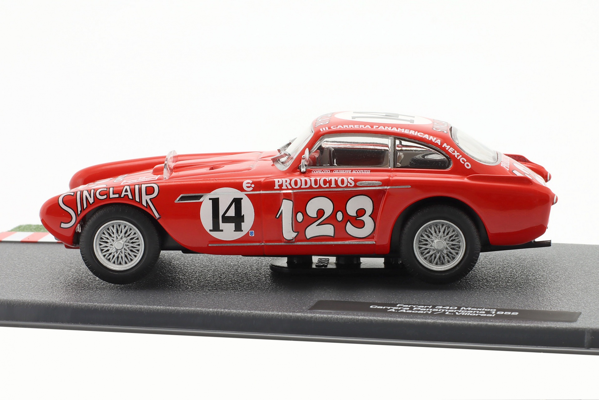 Ferrari 340 Mexico Berlinetta Vignale #14 Carrera Panamericana 1952  