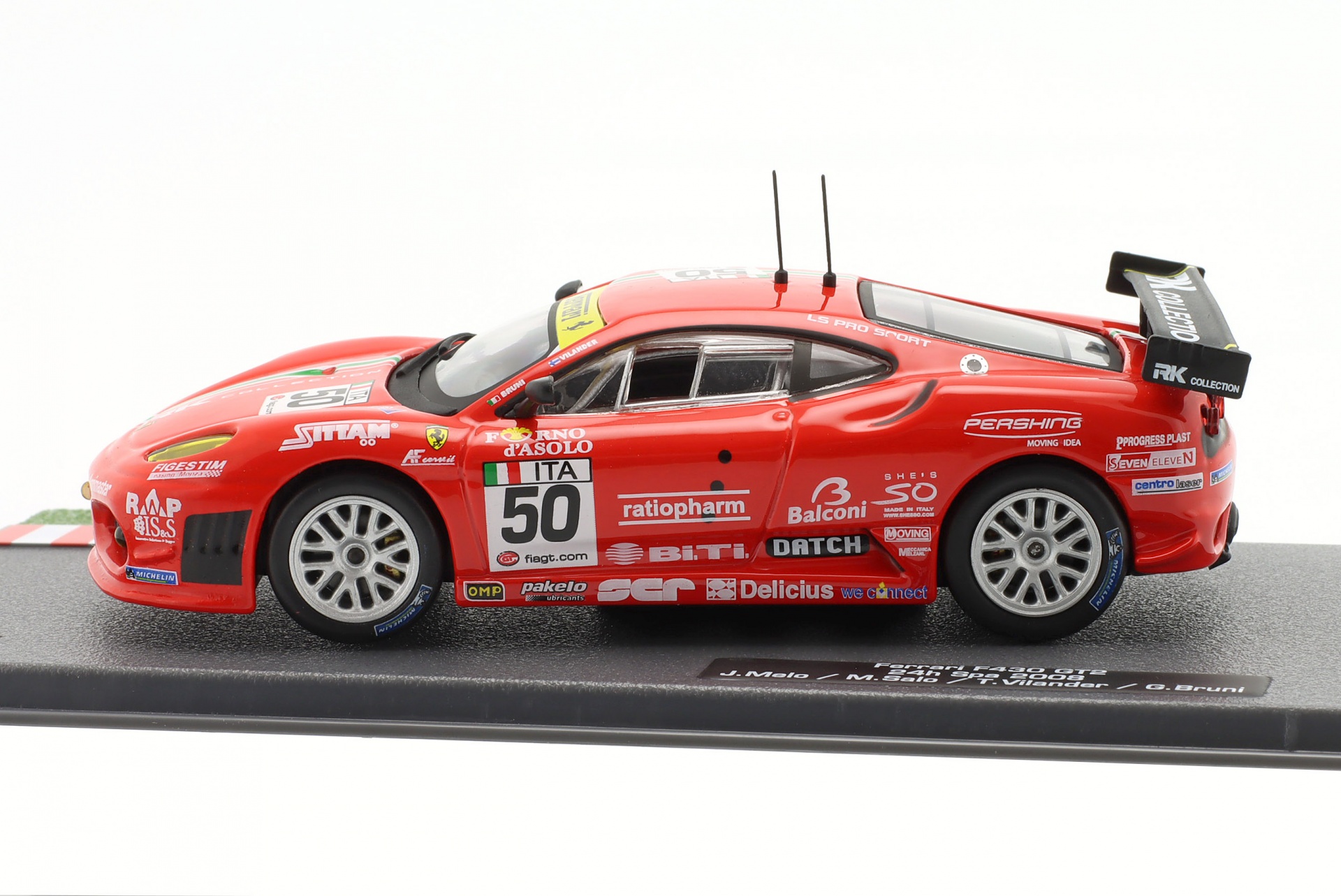 Ferrari F430 GT2 #50 7th 24h Spa 2008 AF Corse  