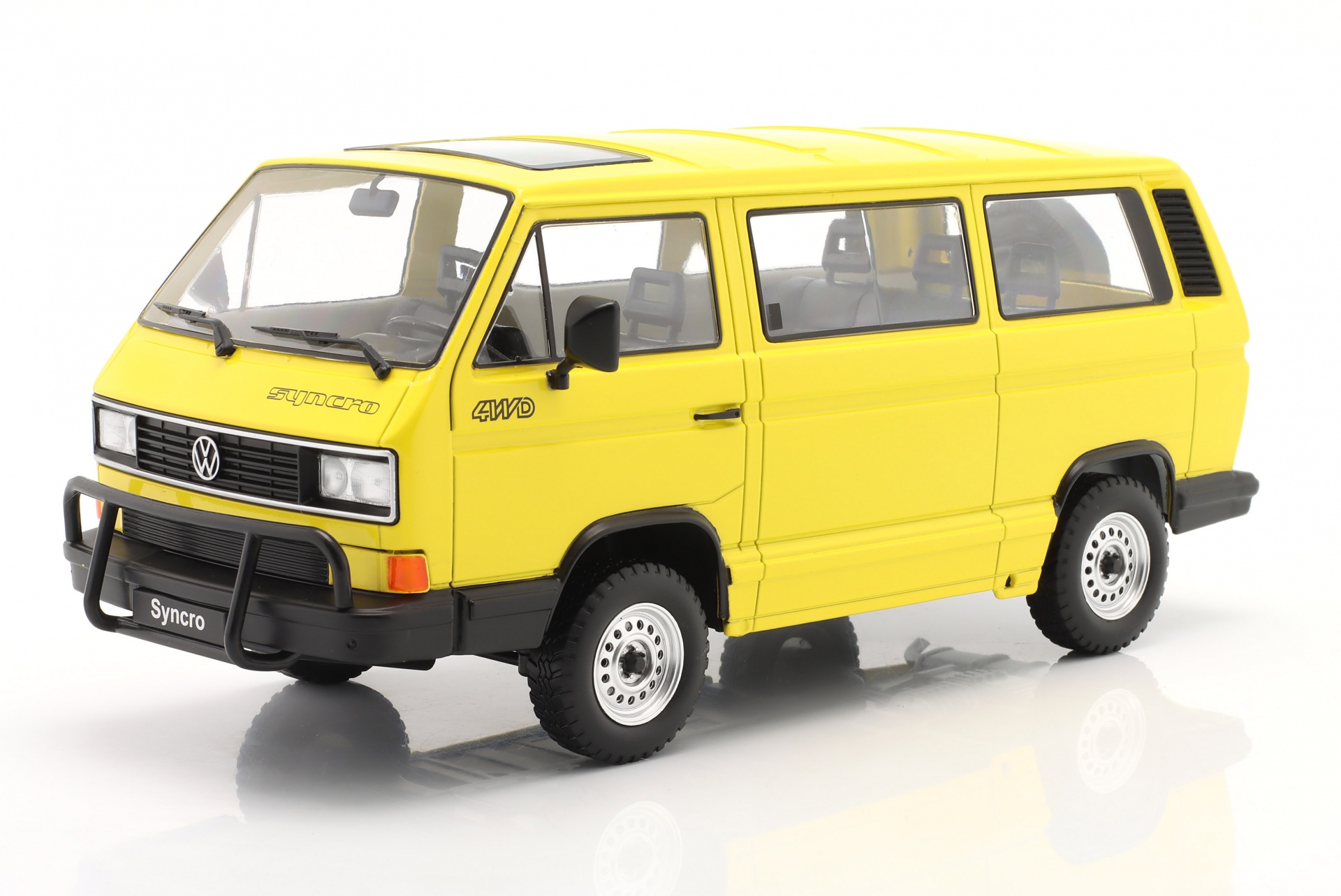 Volkswagen VW Bus T3 Syncro Baujahr 1987 gelb  