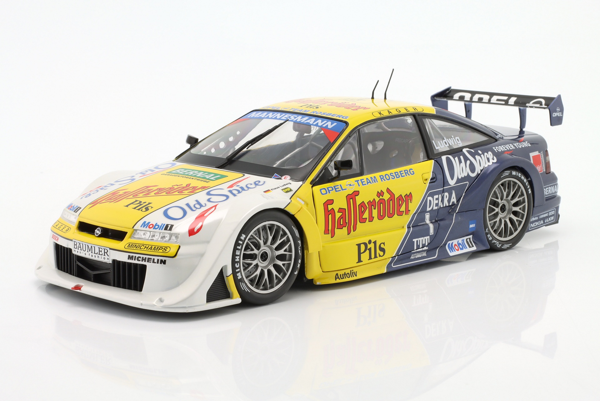 Klaus Ludwig #1 Opel Calibra V6 4x4 Team Rosberg DTM / ITC 1995  
