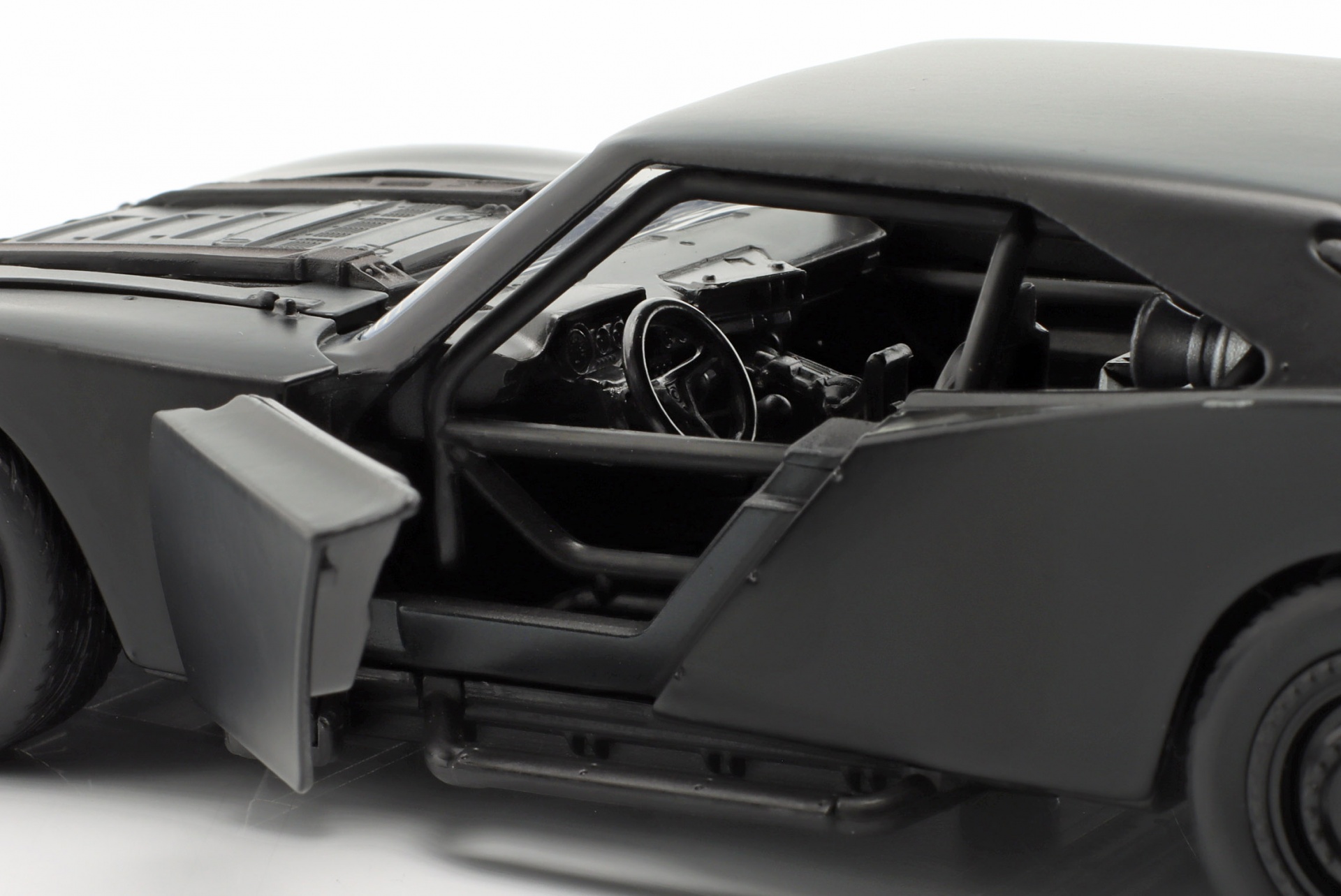 Batmobil mit Batman Figur Film The Batman (2022) schwarz  Jada Toys