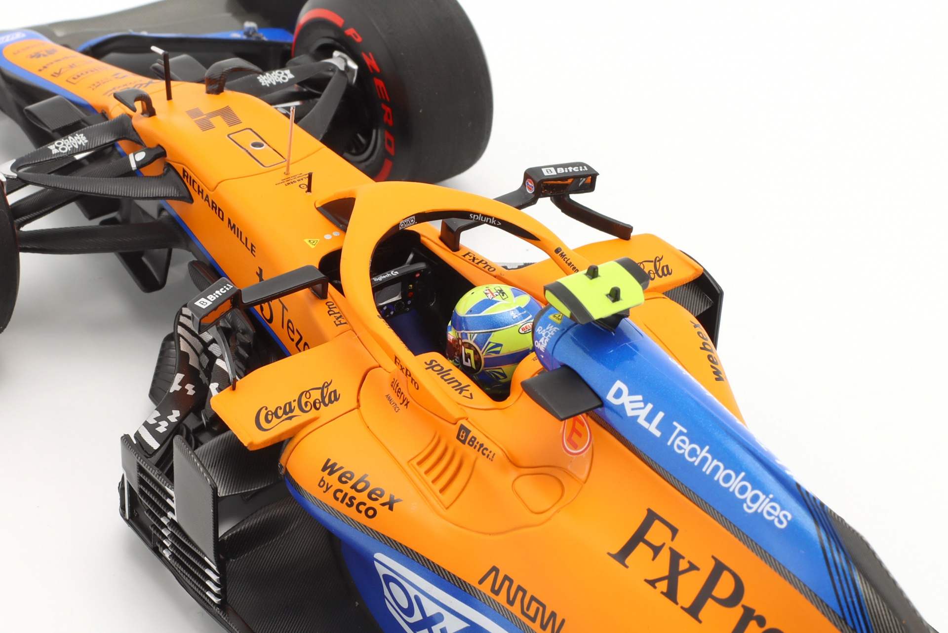Lando Norris McLaren MCL35M #4 Pole Position Russland GP Formel 1 2021  