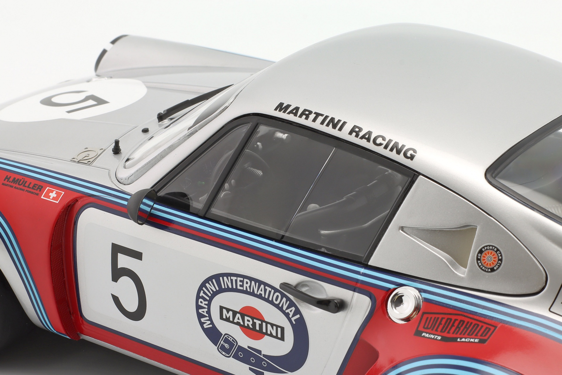Porsche 911 Carrera RSR Turbo #5 5th 1000km Brands Hatch 1974 Martini Racing  