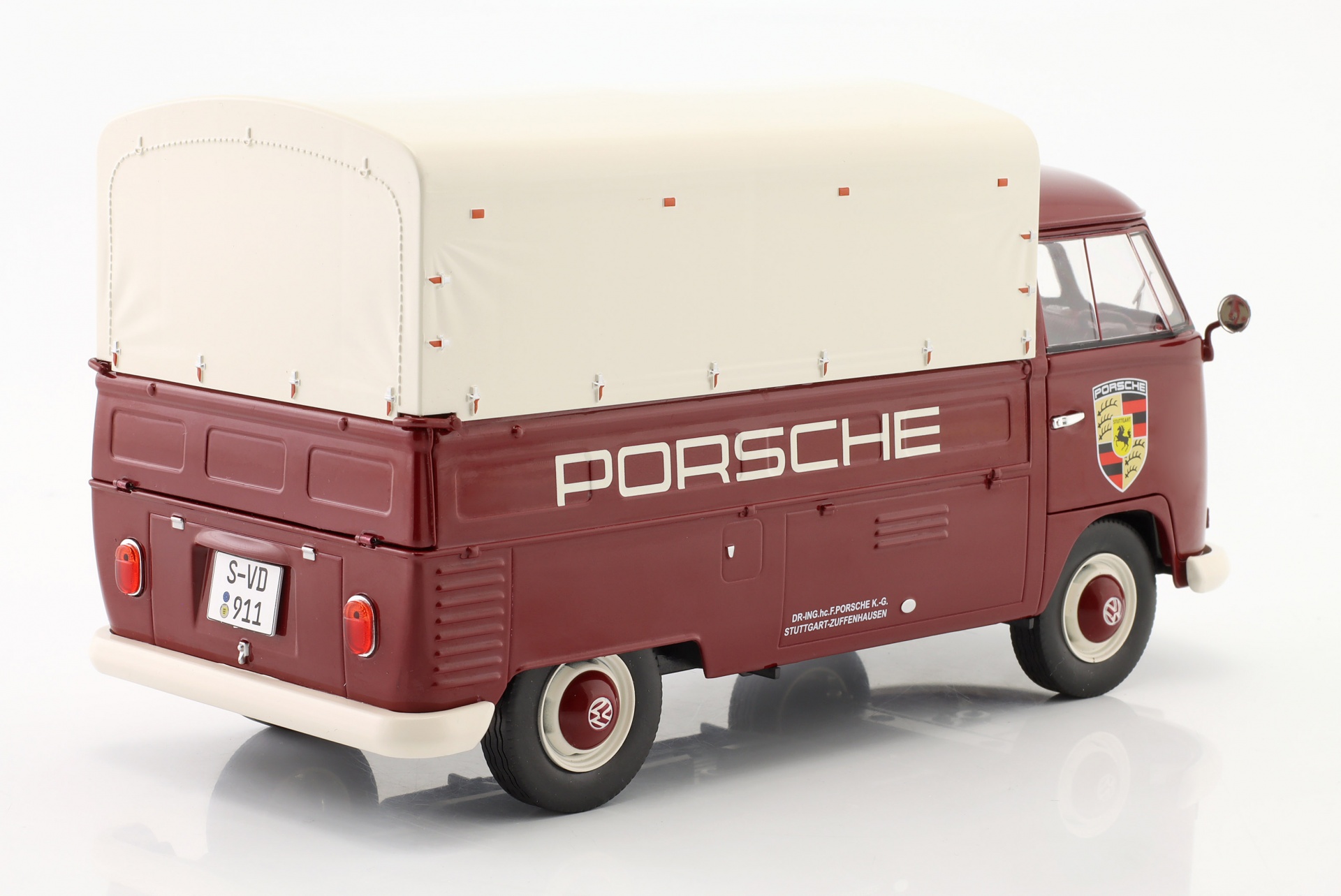 Volkswagen VW T1 Pick-Up Porsche Service 1950 dunkelrot  