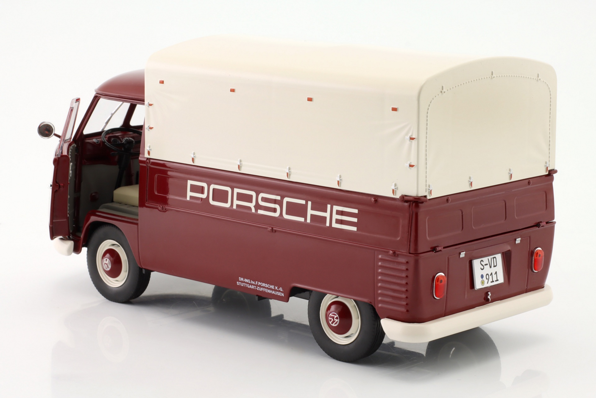 Volkswagen VW T1 Pick-Up Porsche Service 1950 dunkelrot  