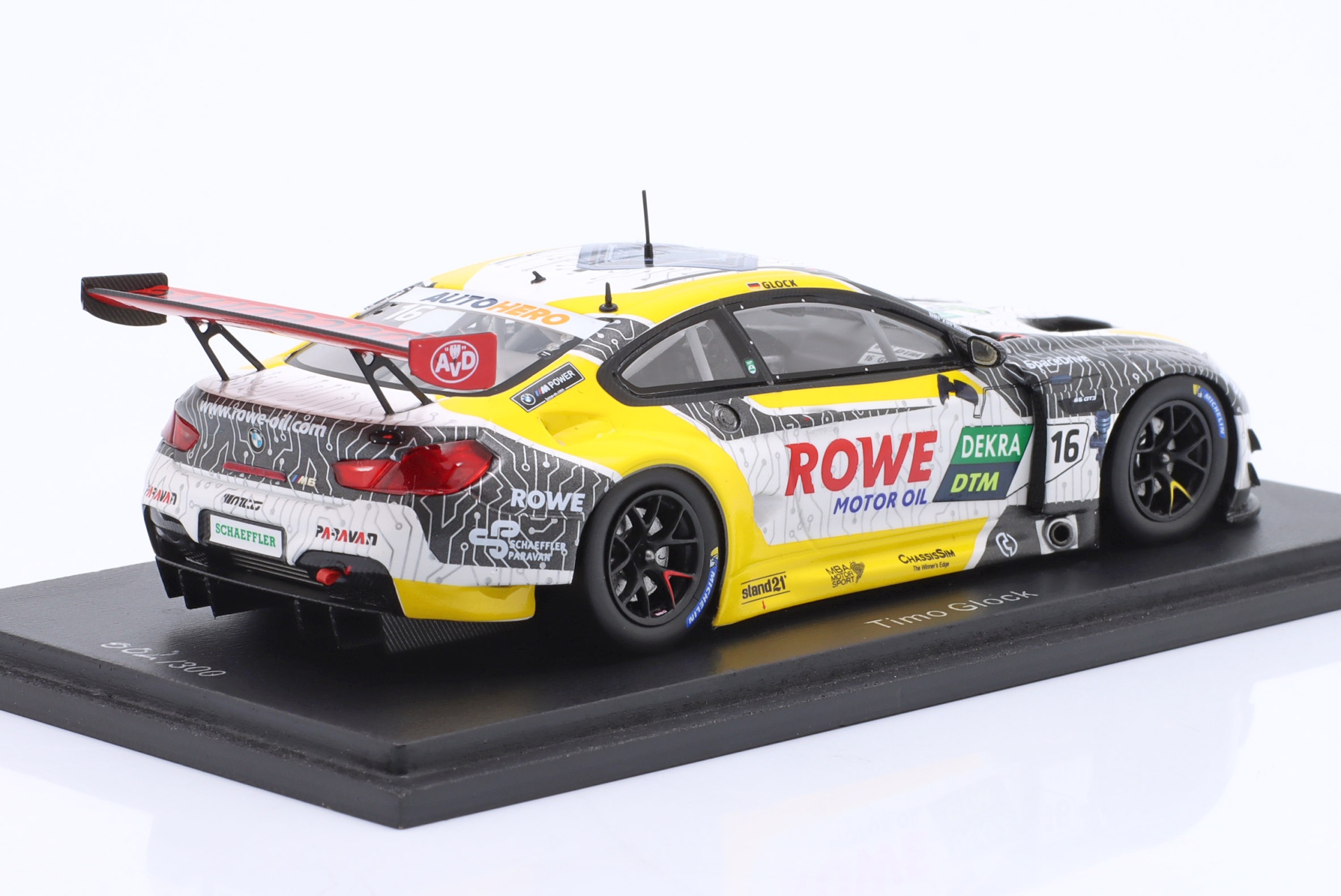 BMW M6 GT3 #16 DTM 2021 Timo Glock Rowe Racing  
