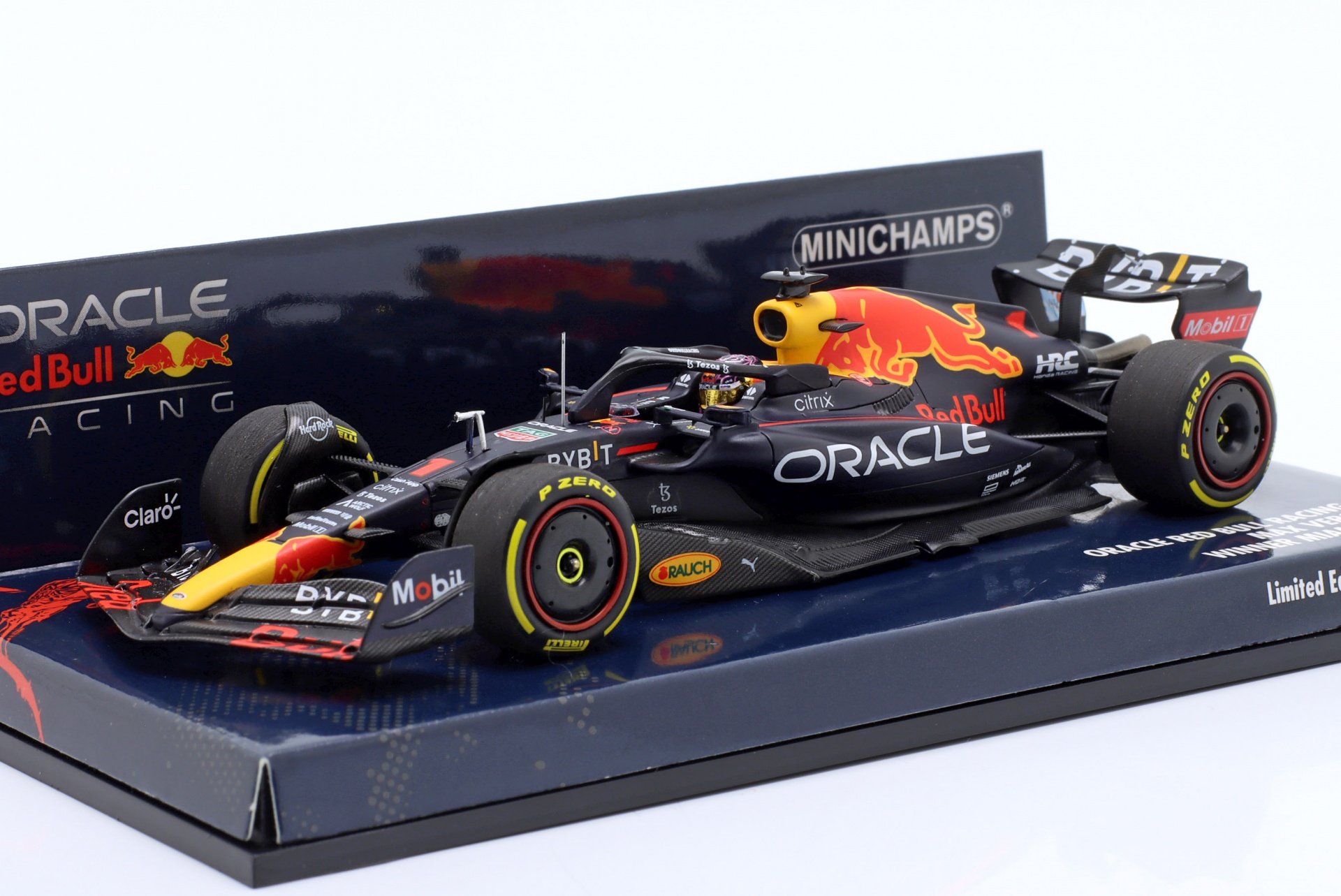 M. Verstappen Red Bull RB18 #1 Sieger Miami GP Formel 1 Weltmeister 2022  