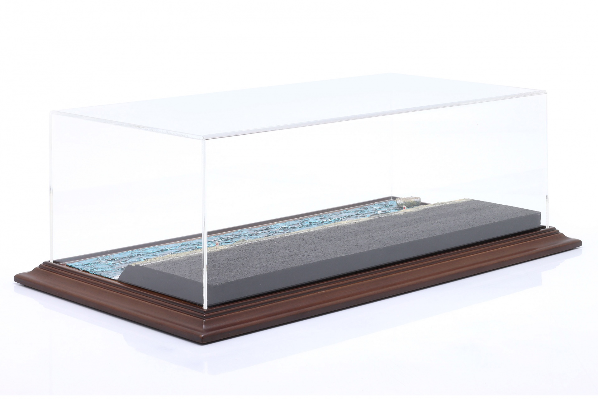 Hochwertige Acryl Vitrine mit Diorama-Bodenplatte Murefte - Sea Side  