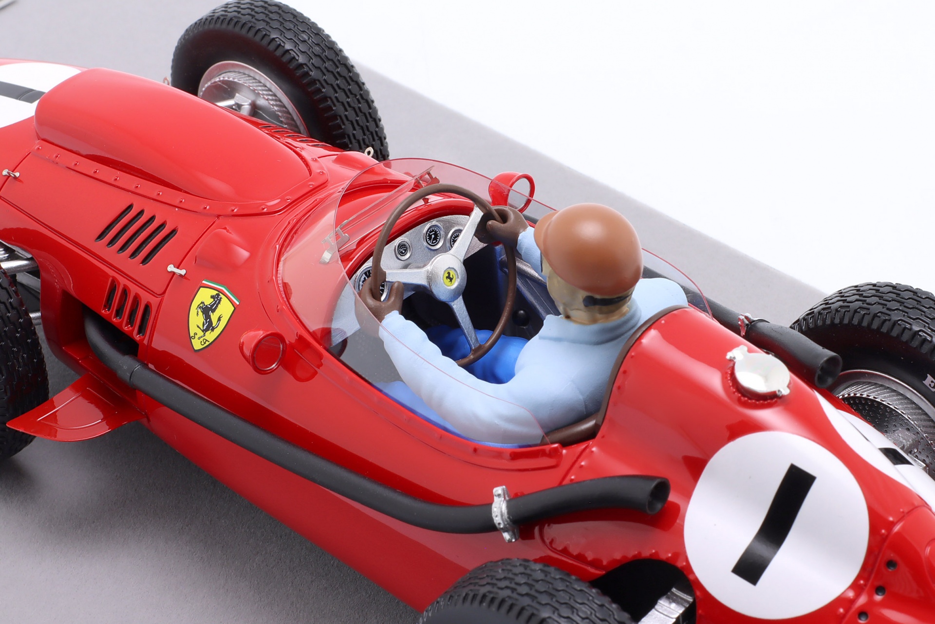 Peter Collins Ferrari 246 #1 Sieger British GP Formel 1 1958  