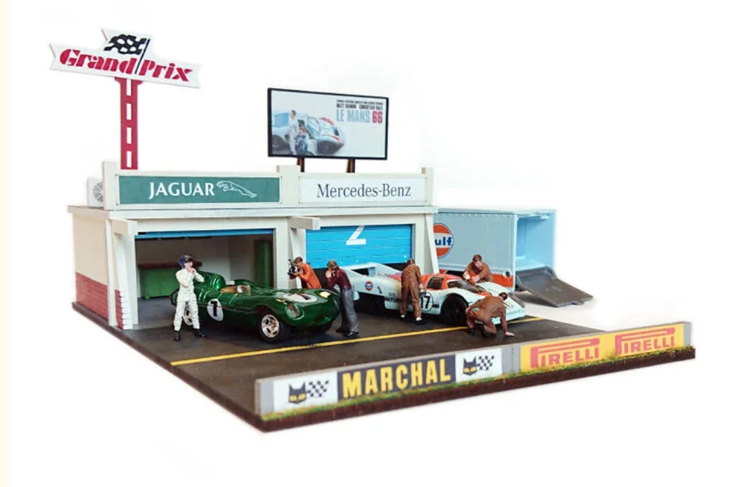 Pit Garage Diorama Monte Carlo Grand Prix  
