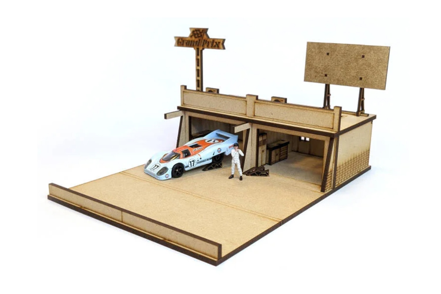 Pit Garage Diorama Monte Carlo Grand Prix  