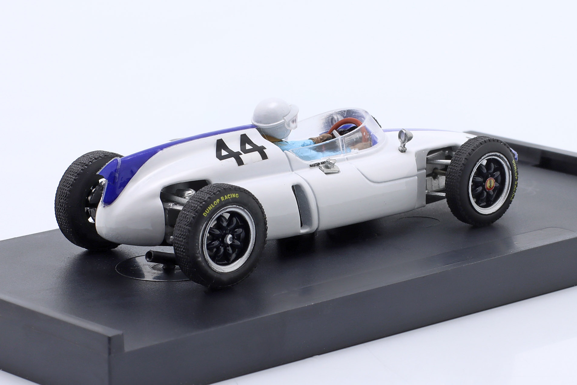 Masten Gregory Cooper T53 #44 Belgien GP Formel 1 1961 mit Fahrerfigur  