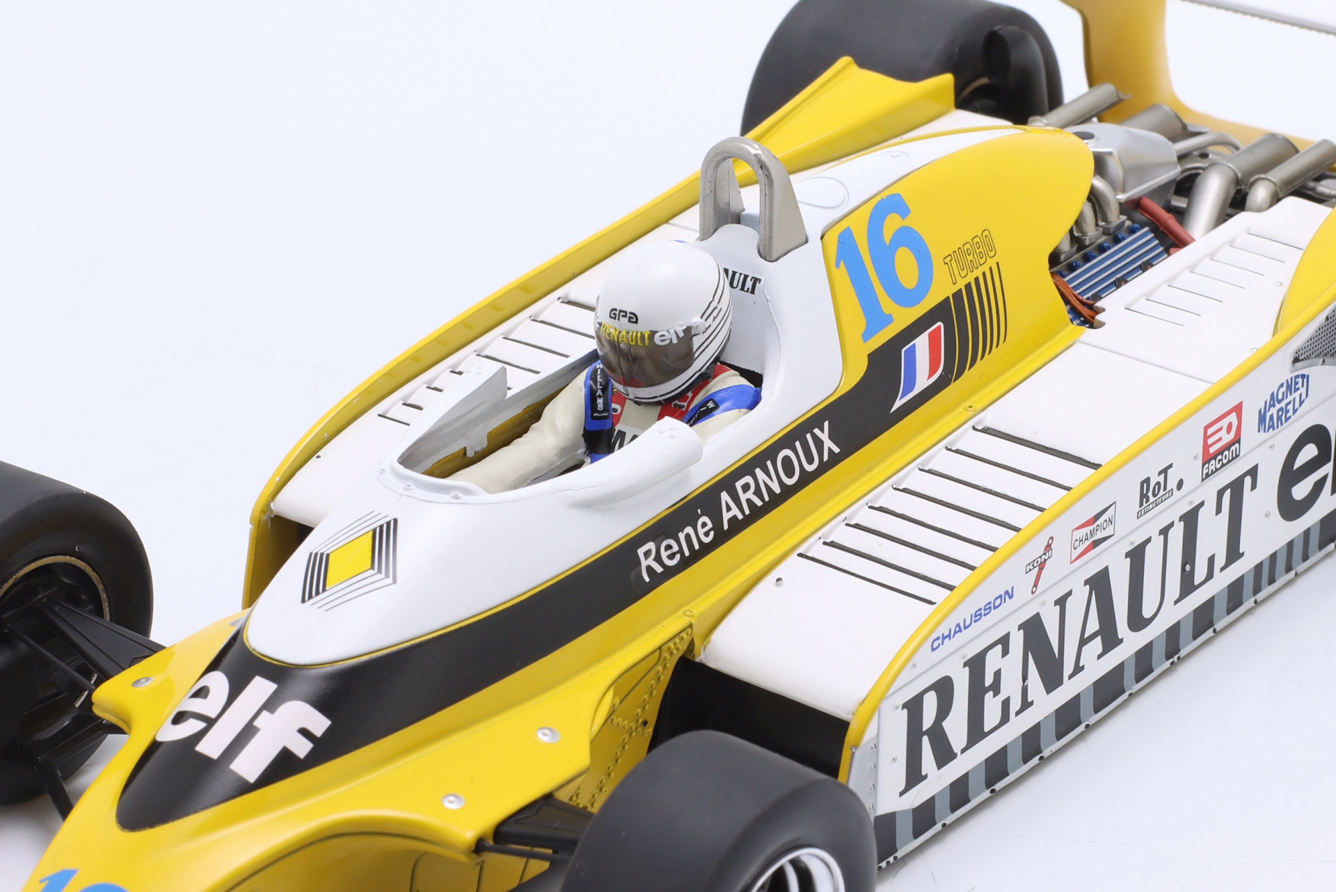 Rene Arnoux Renault RS10 #16 2nd Gro&szlig;britannien GP Formel 1 1979  MCG