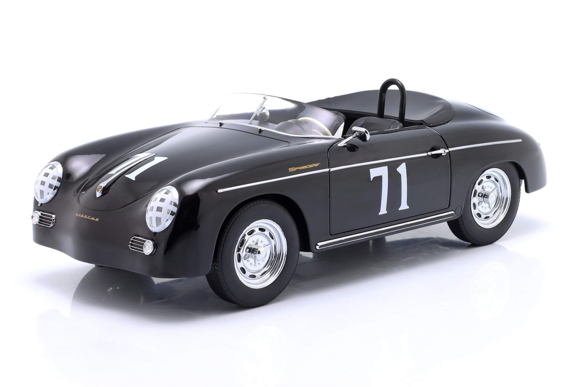Porsche 356 A Speedster Steve McQueen #71 Baujahr 1955 schwarz  