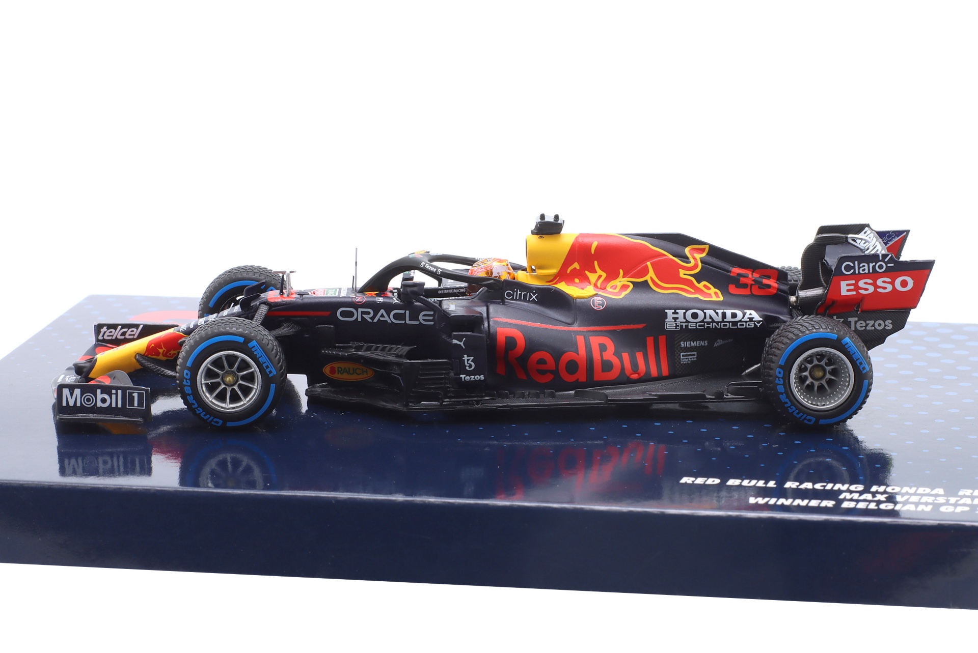 M. Verstappen Red Bull Racing RB16B #33 Sieger Spa Formel 1 Weltmeister 2021  