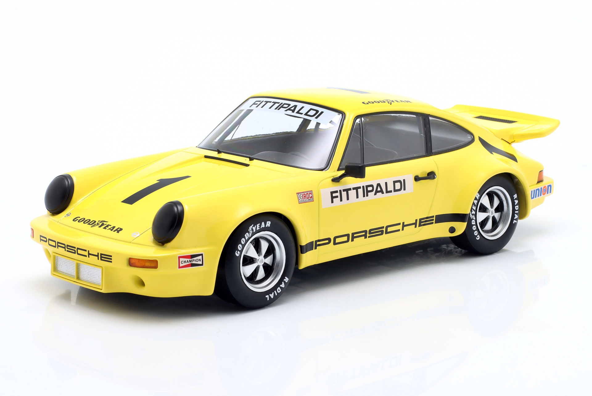 Porsche 911 Carrera 3.0 RSR #1 IROC Riverside 1973 Emerson Fittipaldi  