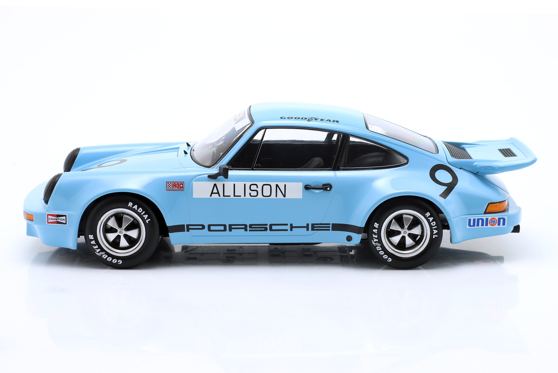 Porsche 911 Carrera 3.0 RSR #9 IROC Riverside 1974 Bobby Allison  