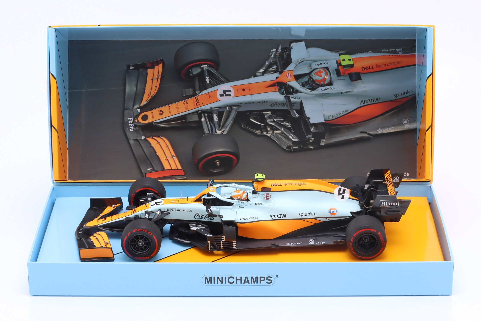 Lando Norris McLaren MCL35M Gulf  #4 3rd Monaco GP Formel 1 2021  