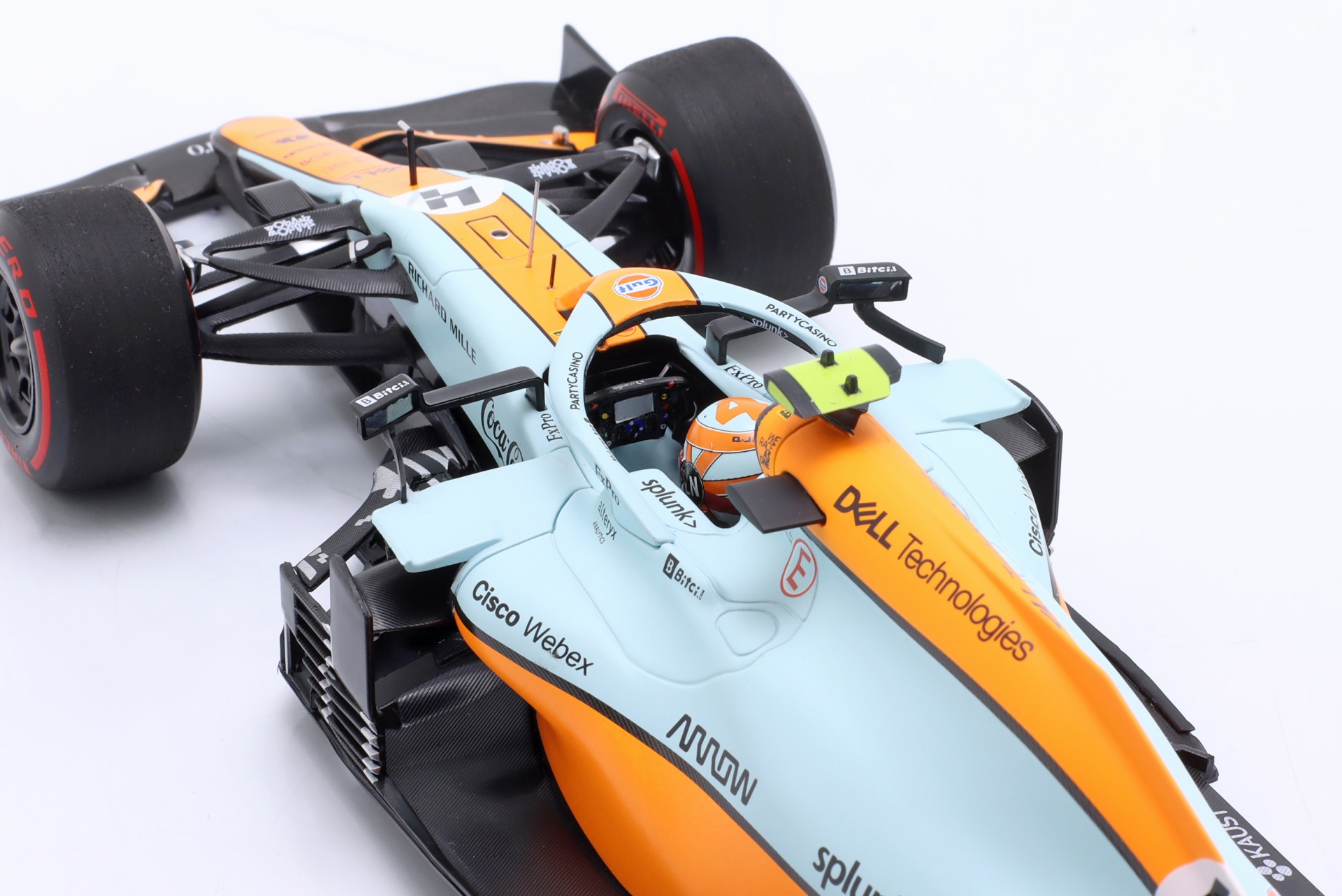 Lando Norris McLaren MCL35M Gulf  #4 3rd Monaco GP Formel 1 2021  