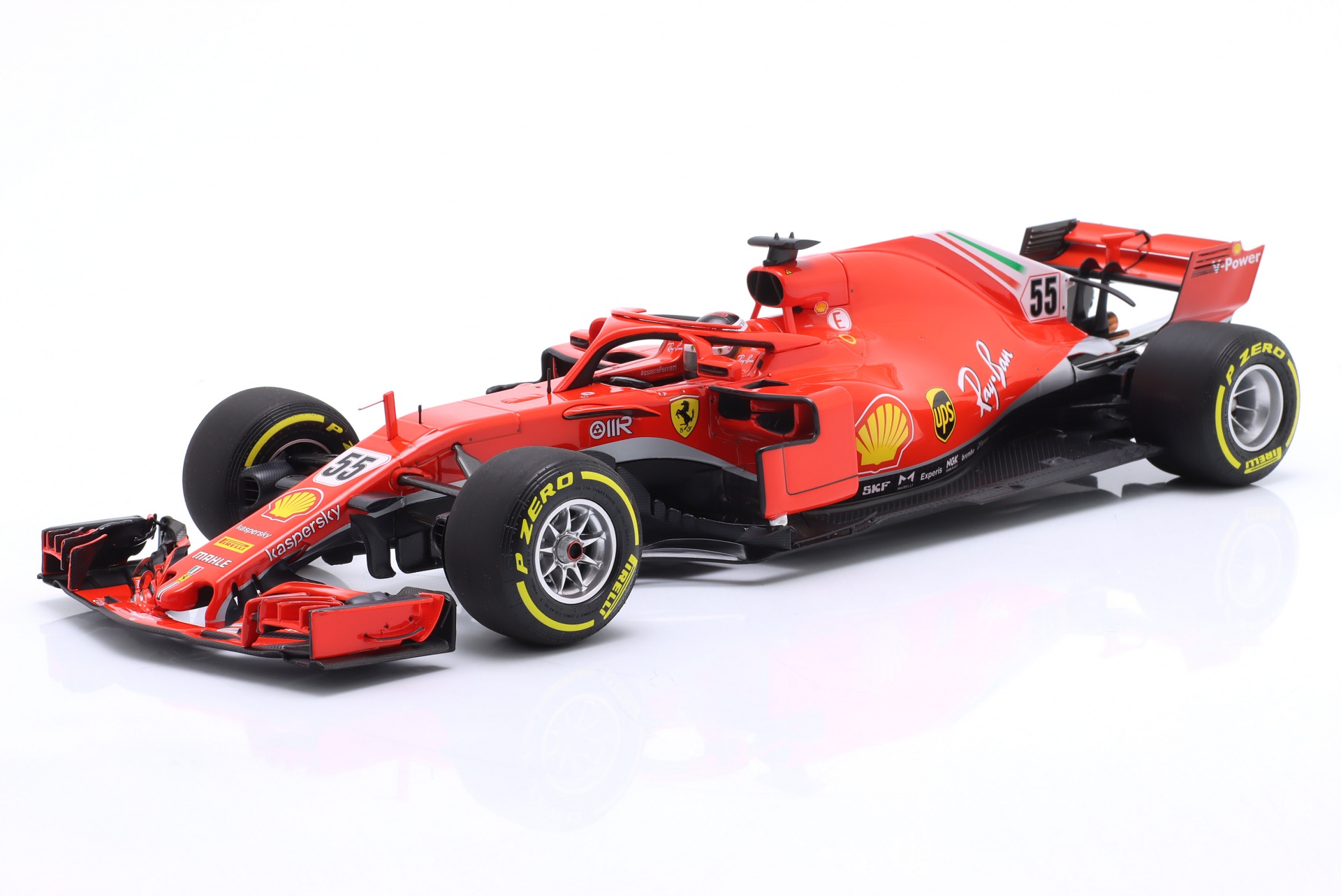 Carlos Sainz jr. Ferrari SF71H #55 Formel 1 Test Fiorano Januar 2021  BBR