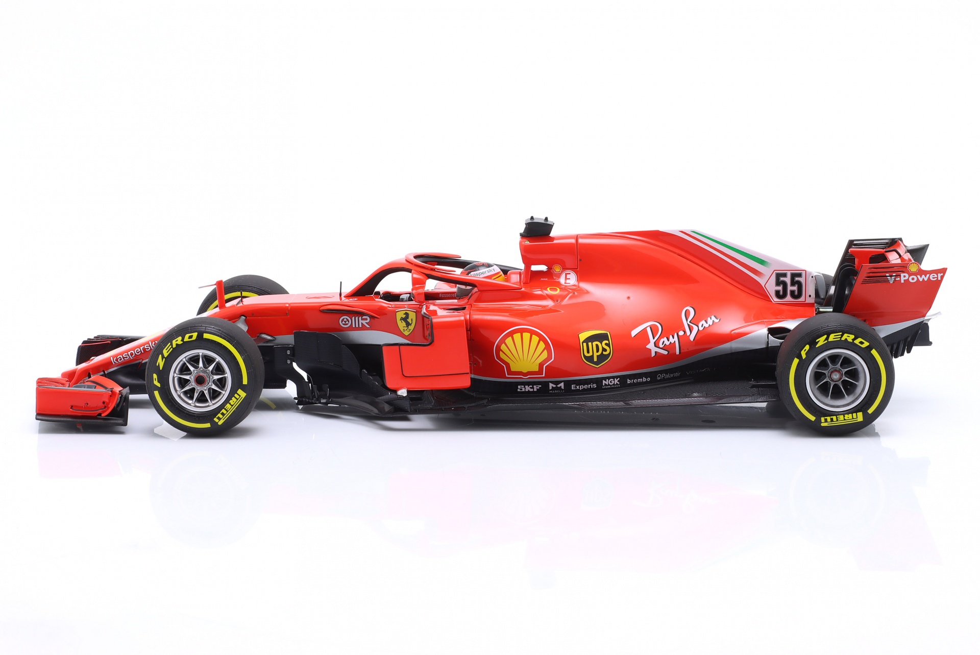 Carlos Sainz jr. Ferrari SF71H #55 Formel 1 Test Fiorano Januar 2021  BBR