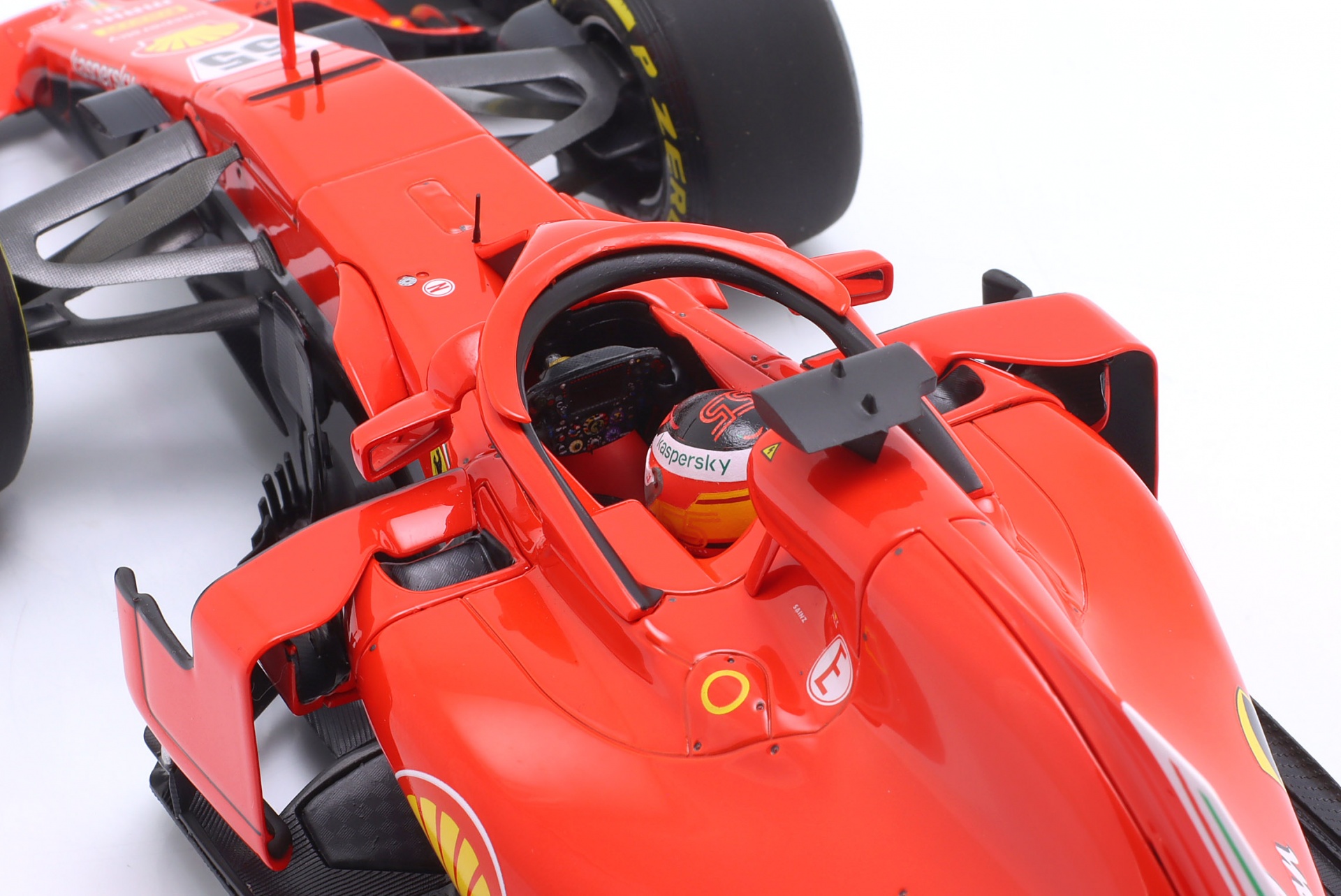 Carlos Sainz jr. Ferrari SF71H #55 Formel 1 Test Fiorano Januar 2021  BBR