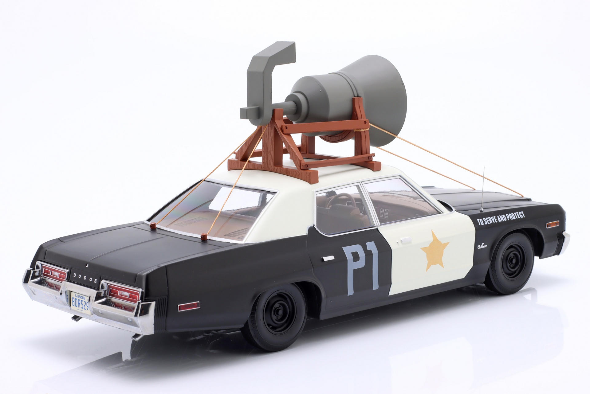 Dodge Monaco Bluesmobile look-a-like 1974 mit Lautsprecher  