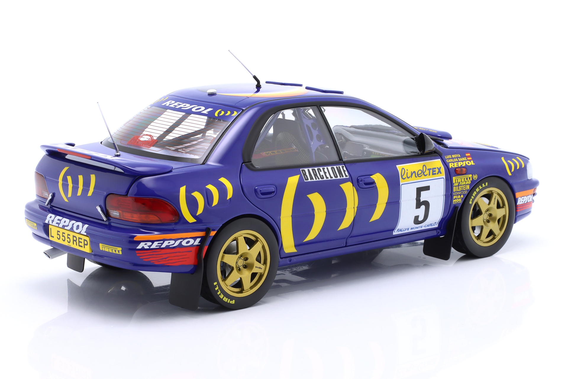 Subaru Impreza 555 #5 Sieger Rallye Monte Carlo 1995 Sainz, Moya  