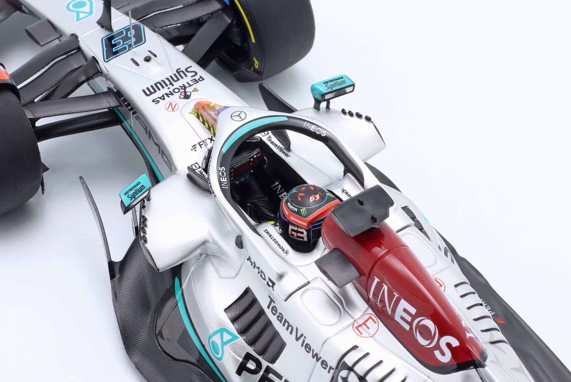 G. Russell Mercedes-AMG F1 W13 #63 5th Miami GP Formel 1 2022  