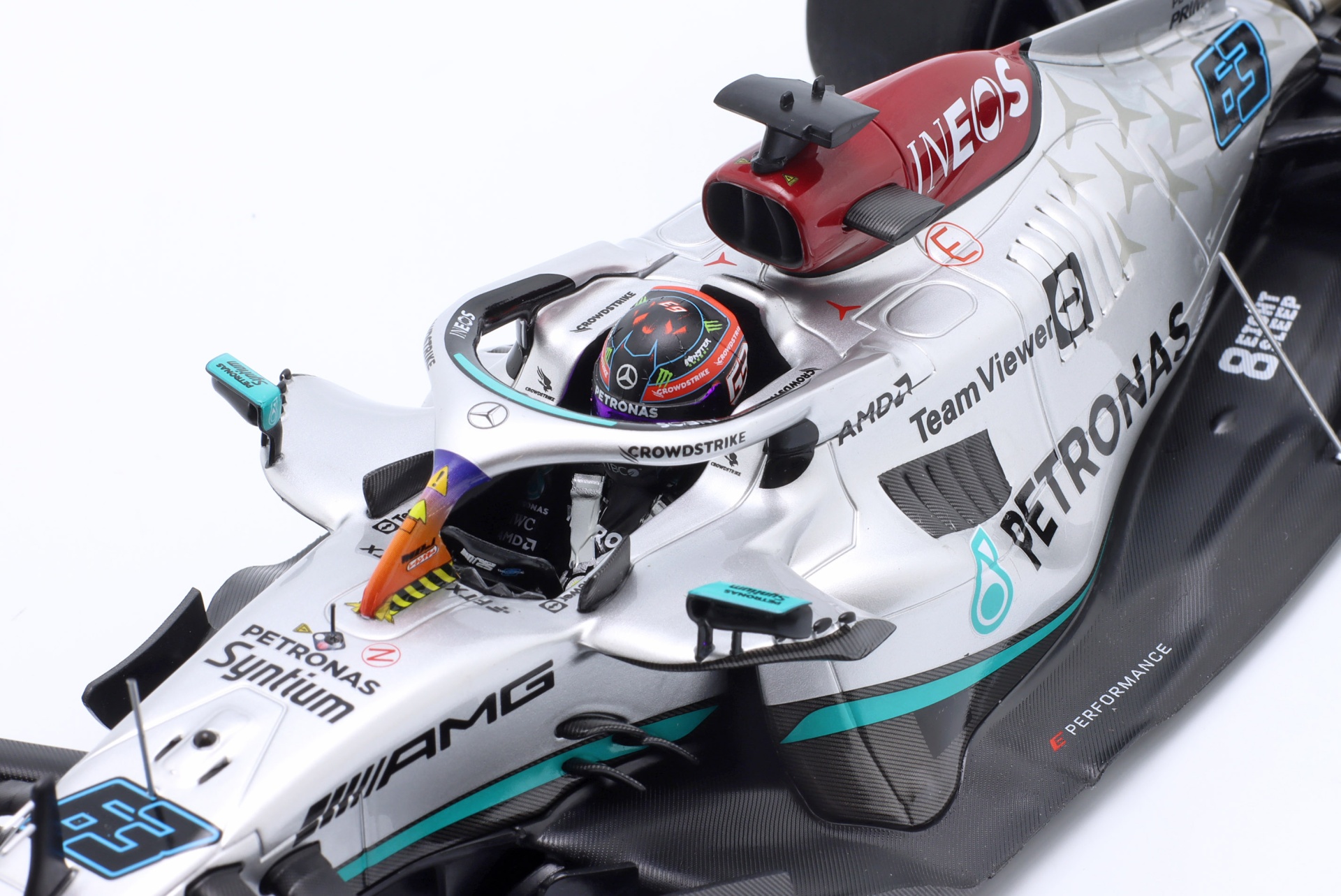 G. Russell Mercedes-AMG F1 W13 #63 5th Miami GP Formel 1 2022  