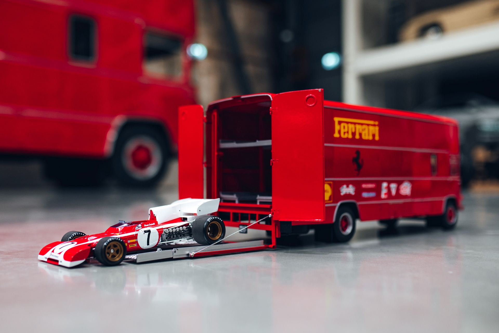 OM Fiat 150 Rolfo Scuderia Ferrari Renntransporter der 70er Jahre  