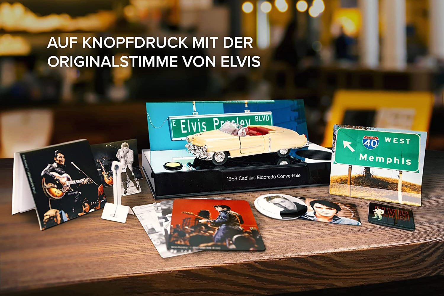Elvis Presley Adventskalender: Cadillac Eldorado 1953 gelb  