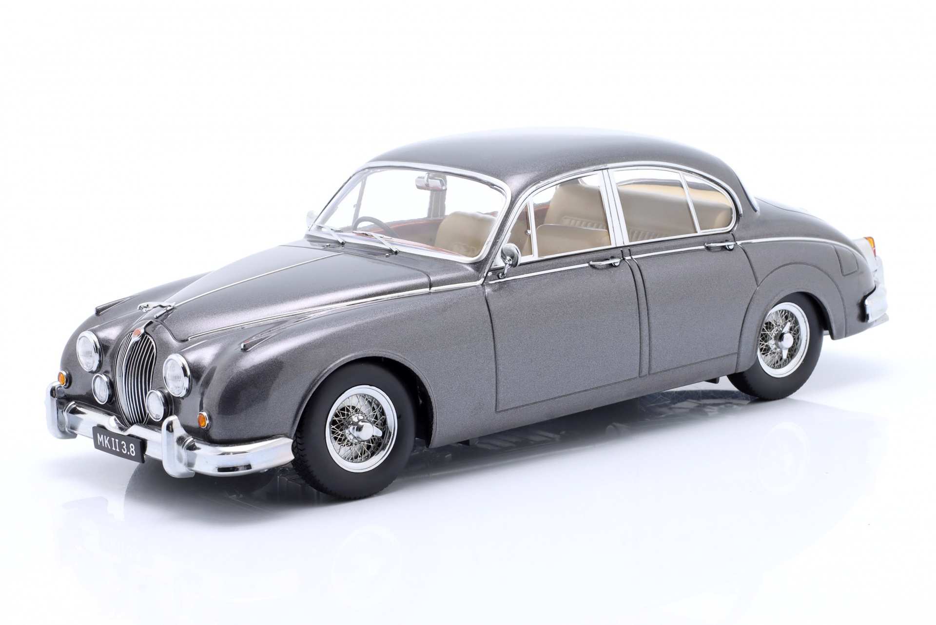 Jaguar MK II 3.8 RHD Baujahr 1959 dunkelgrau metallic  