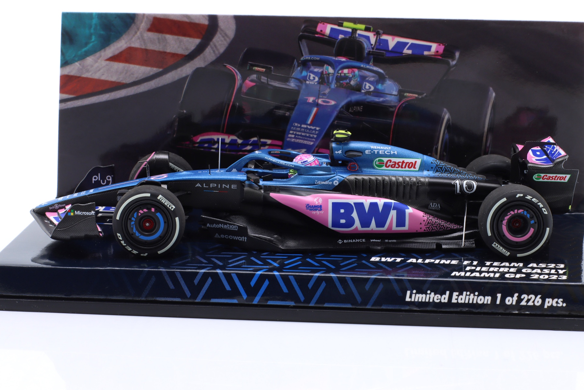 Pierre Gasly Alpine A523 #10 8th Miami GP Formel 1 2023  