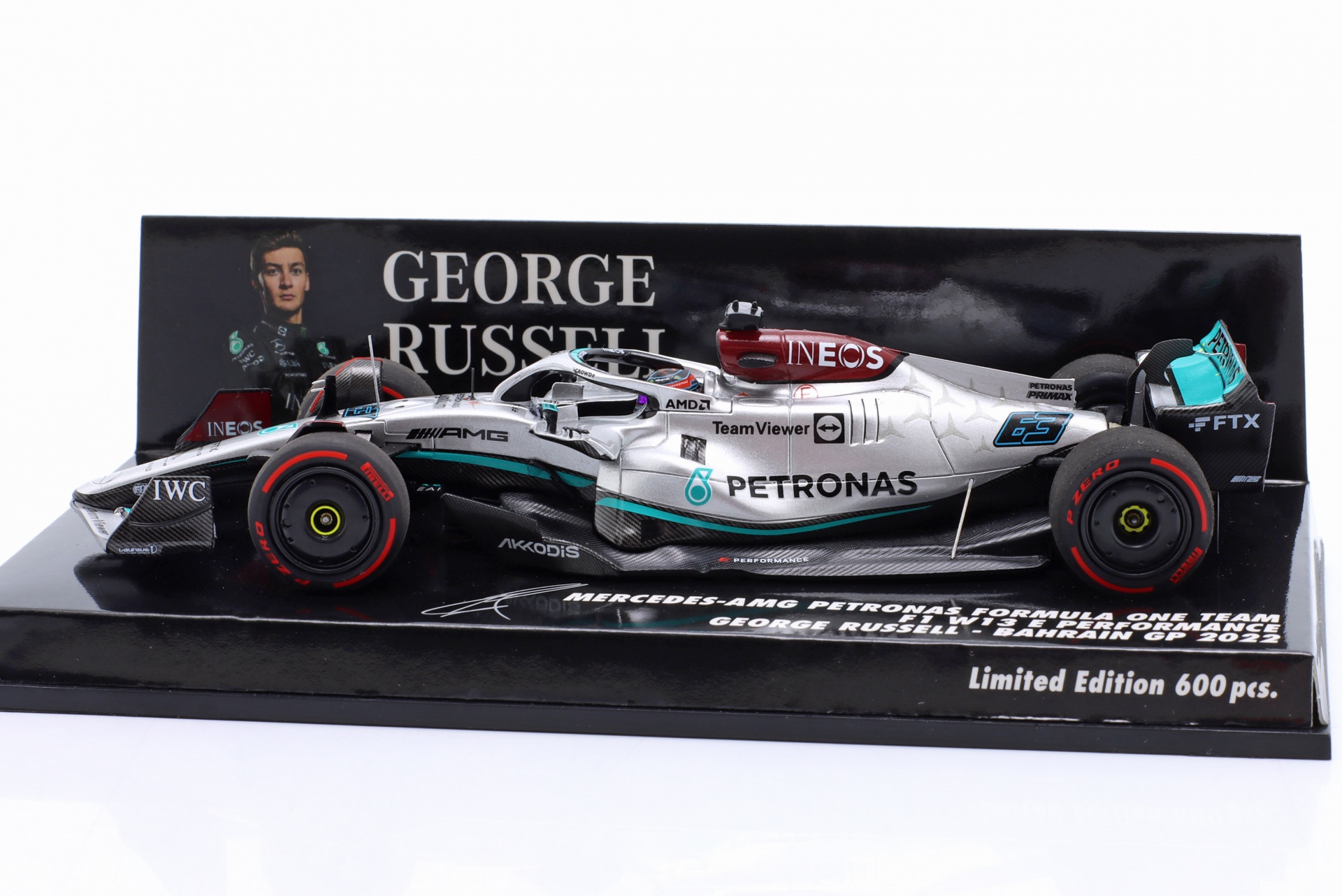 G. Russell Mercedes-AMG F1 W13 #63 4th Bahrain GP Formel 1 2022  