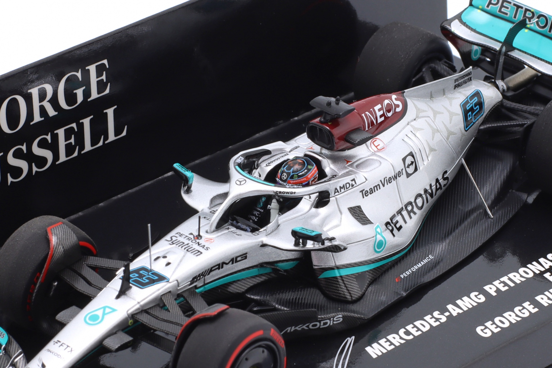 G. Russell Mercedes-AMG F1 W13 #63 4th Bahrain GP Formel 1 2022  