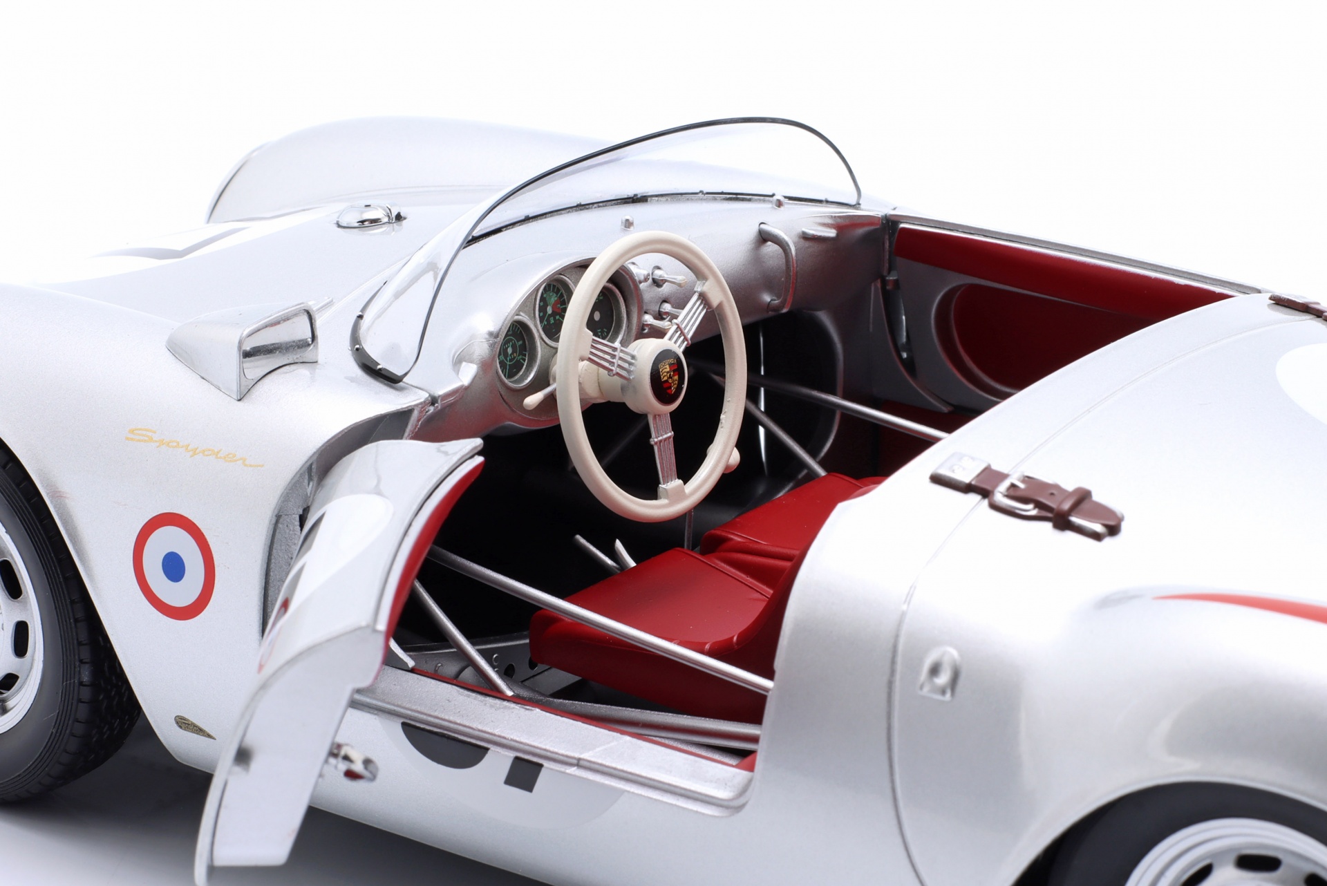 Porsche 550A Spyder #37 4th 24h LeMans 1955 Polensky, von Frankenberg  