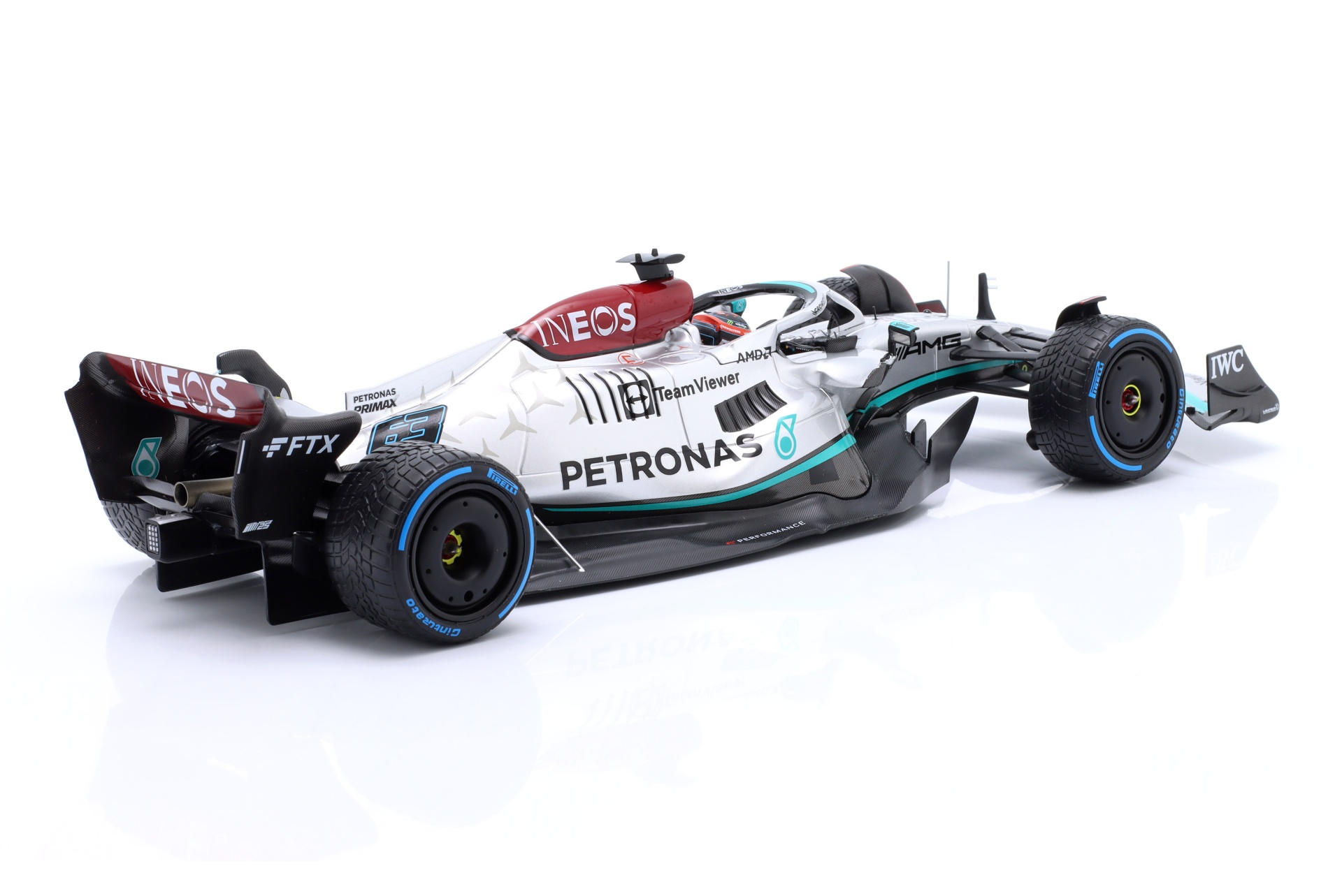 G. Russell Mercedes-AMG F1 W13 #63 5th Monaco GP Formel 1 2022  