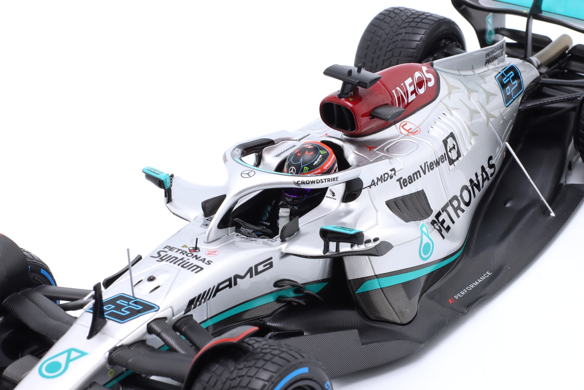 G. Russell Mercedes-AMG F1 W13 #63 5th Monaco GP Formel 1 2022  