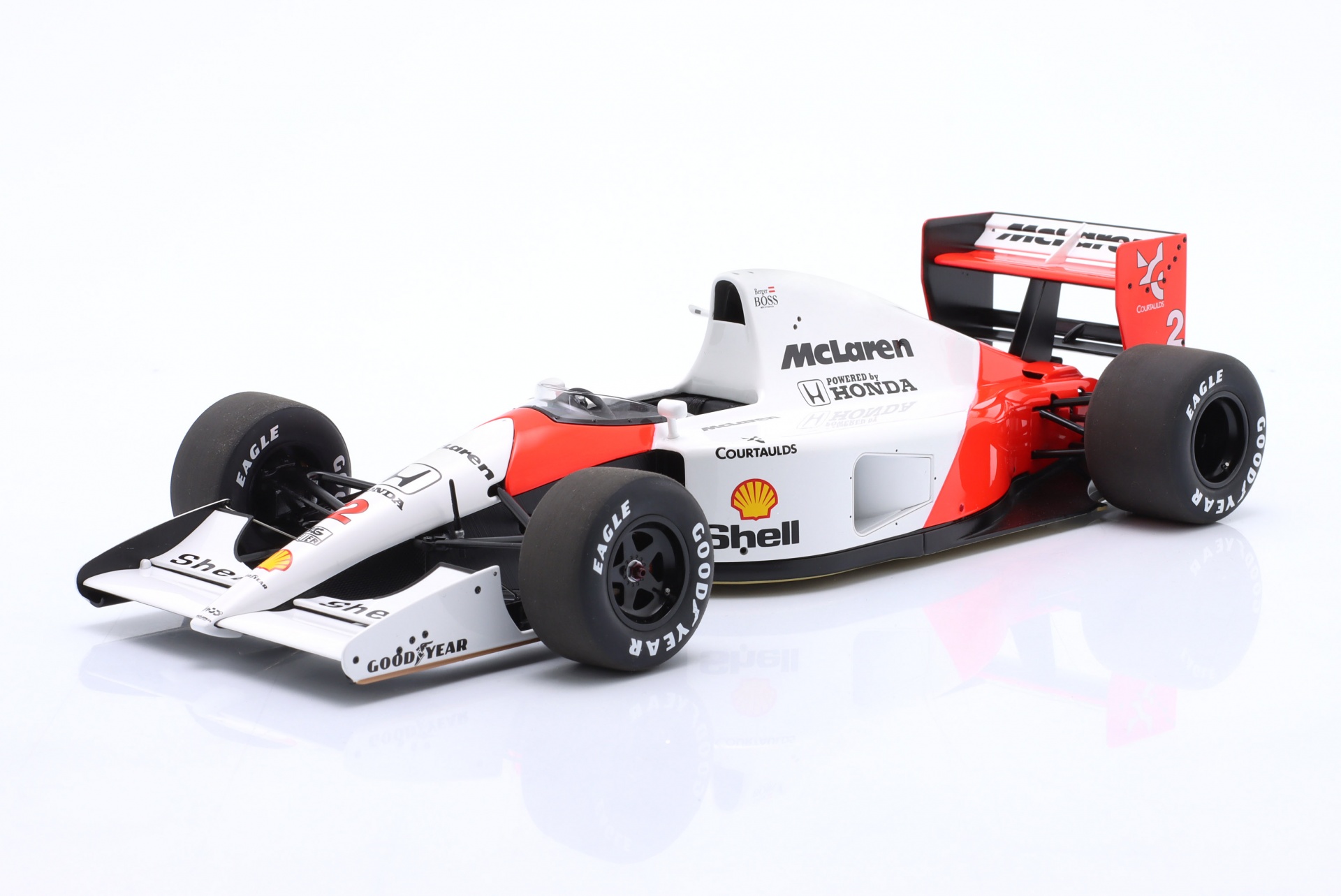 Gerhard Berger McLaren MP4/6 #2 Sieger Japan GP Formel 1 1991  