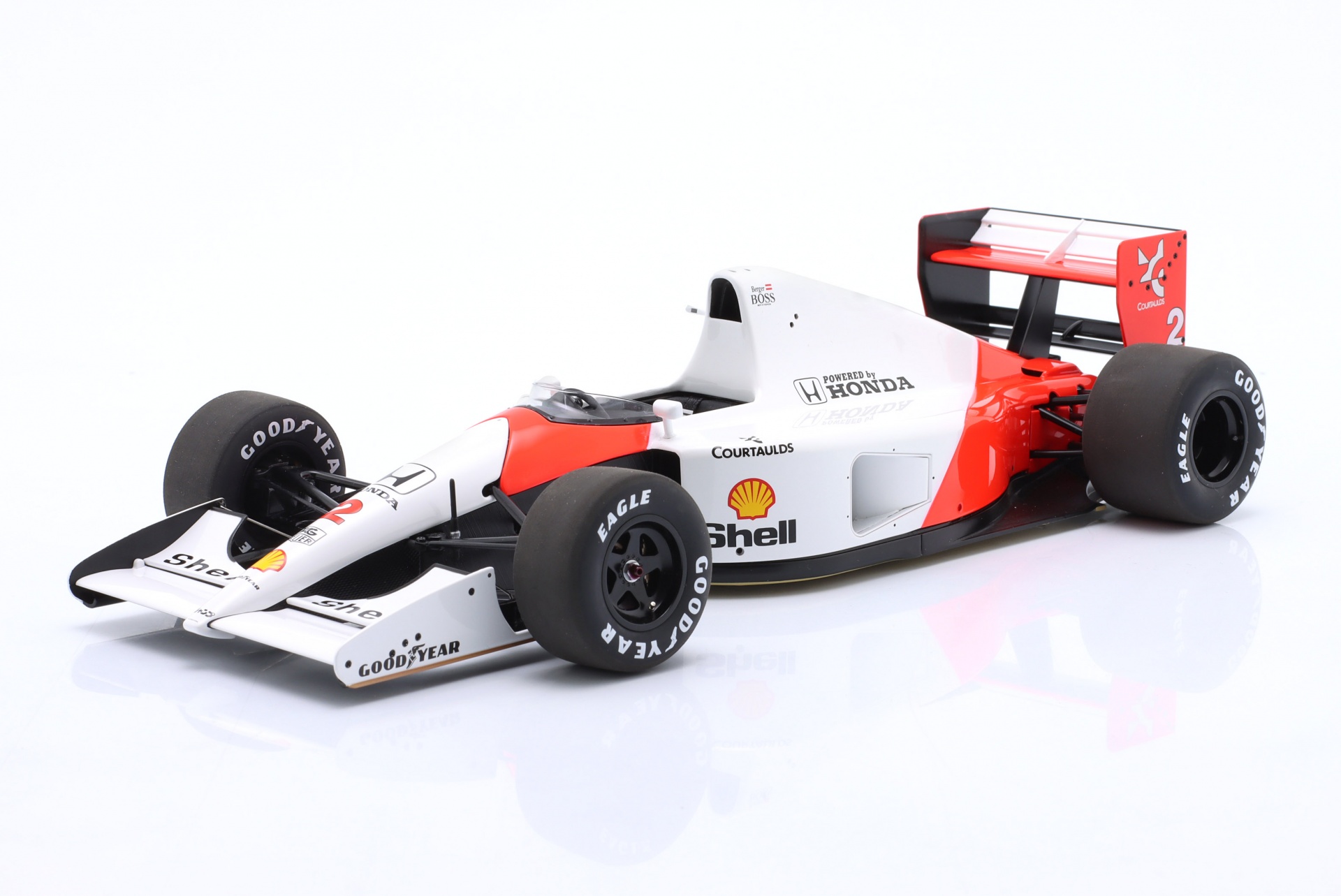 Gerhard Berger McLaren MP4/6 #2 Sieger Japan GP Formel 1 1991  