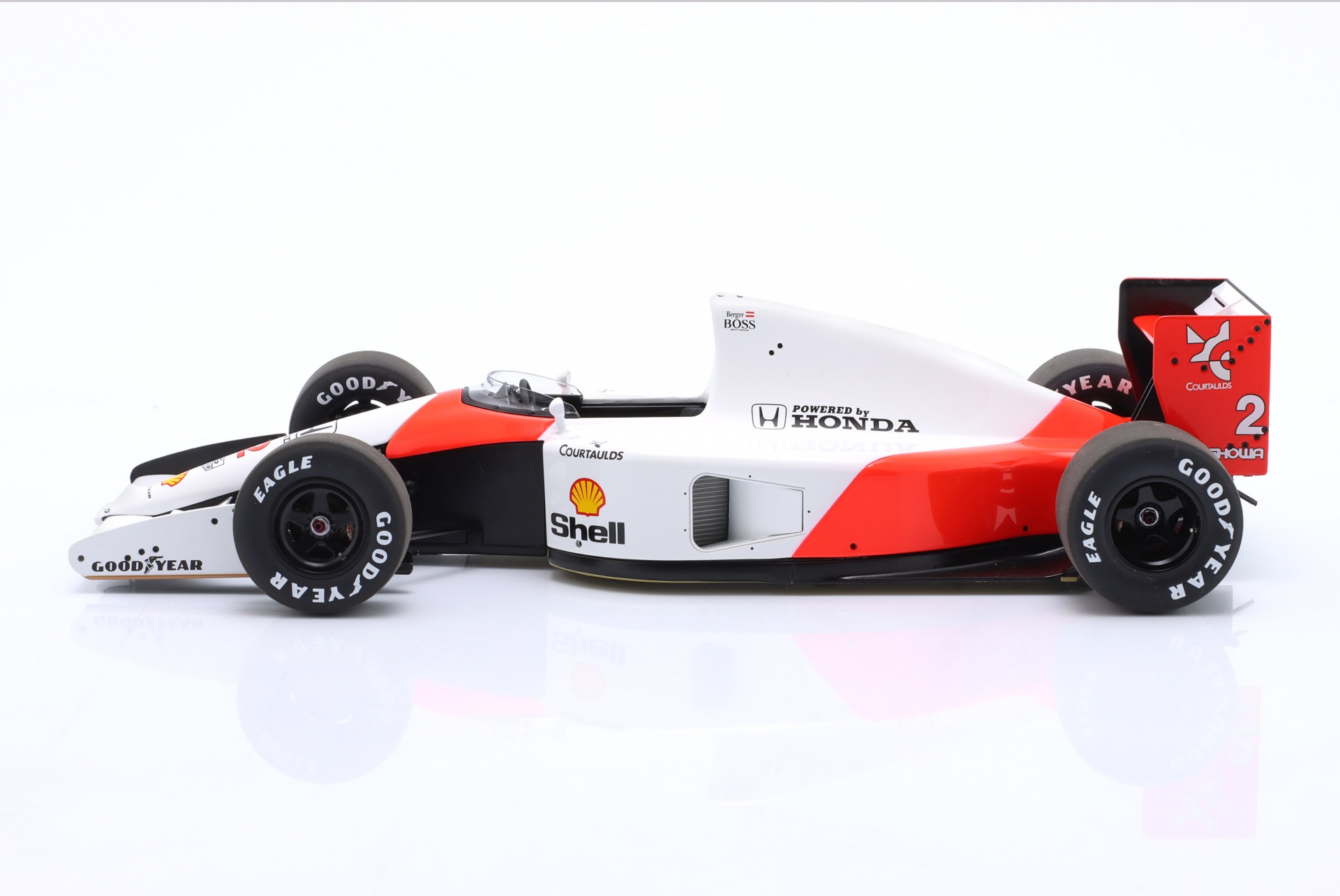 Gerhard Berger McLaren MP4/6 #2 Sieger Japan GP Formel 1 1991  