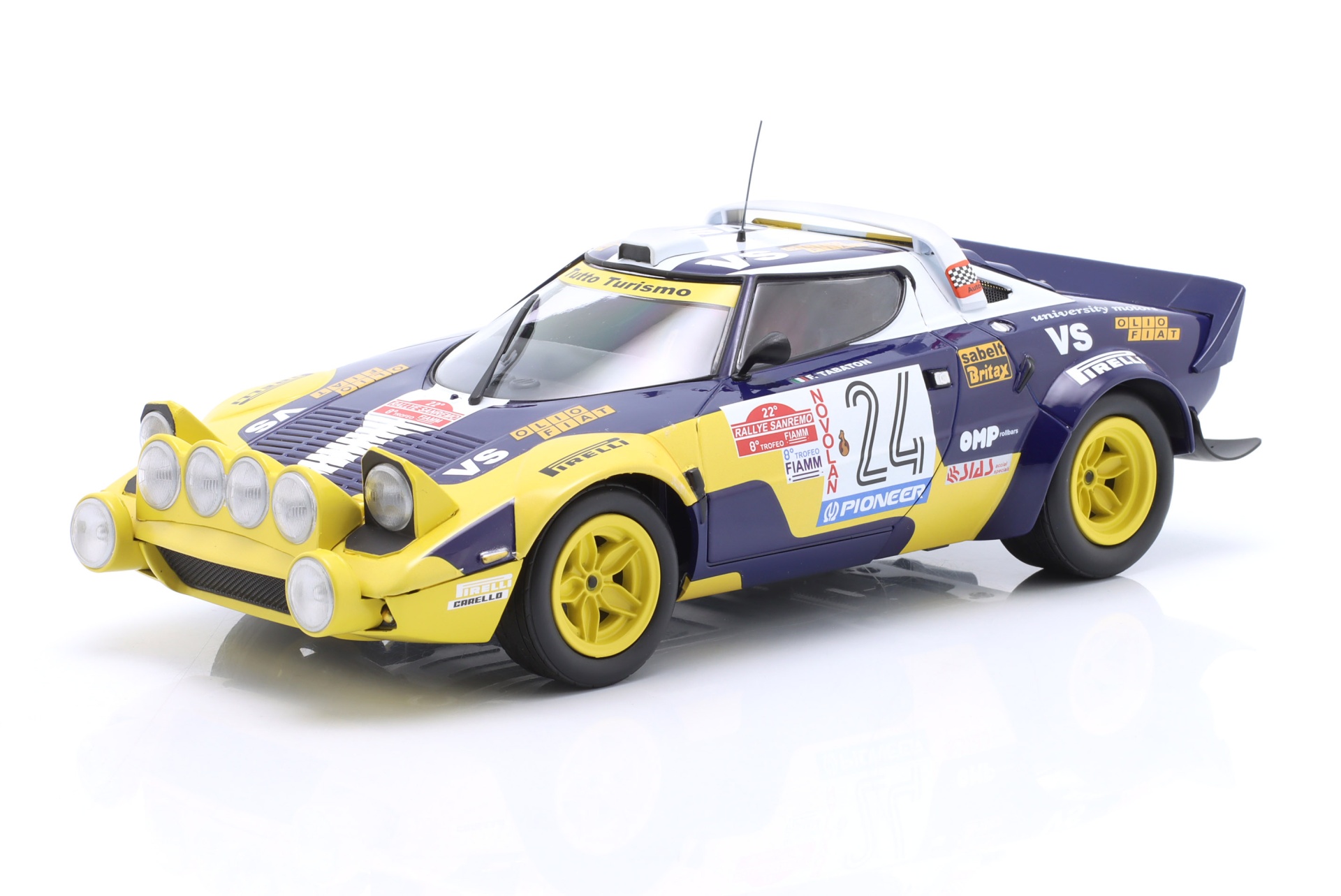 Lancia Stratos HF #24 Rallye SanRemo 1980 Tabaton, Radaelli  