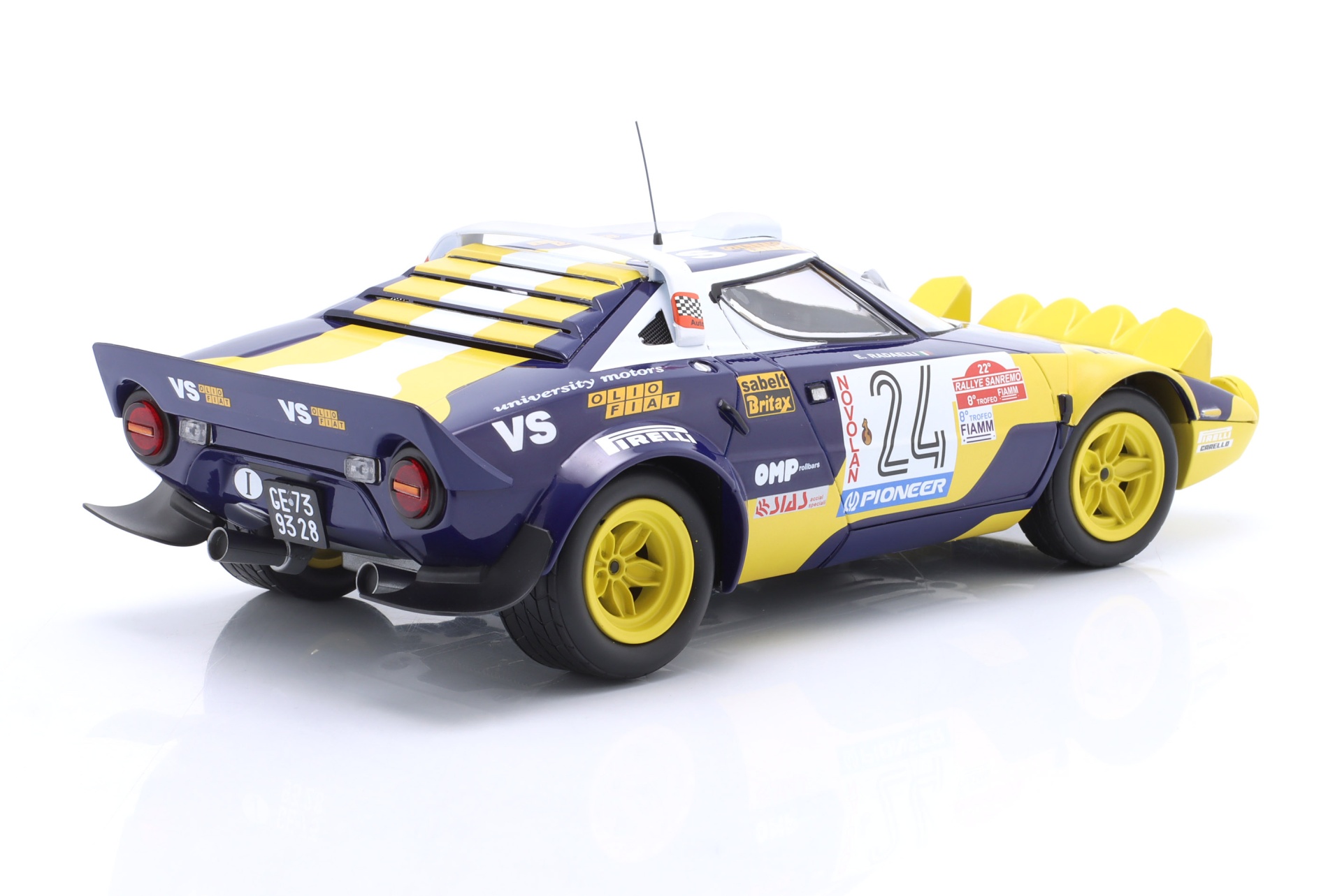 Lancia Stratos HF #24 Rallye SanRemo 1980 Tabaton, Radaelli  