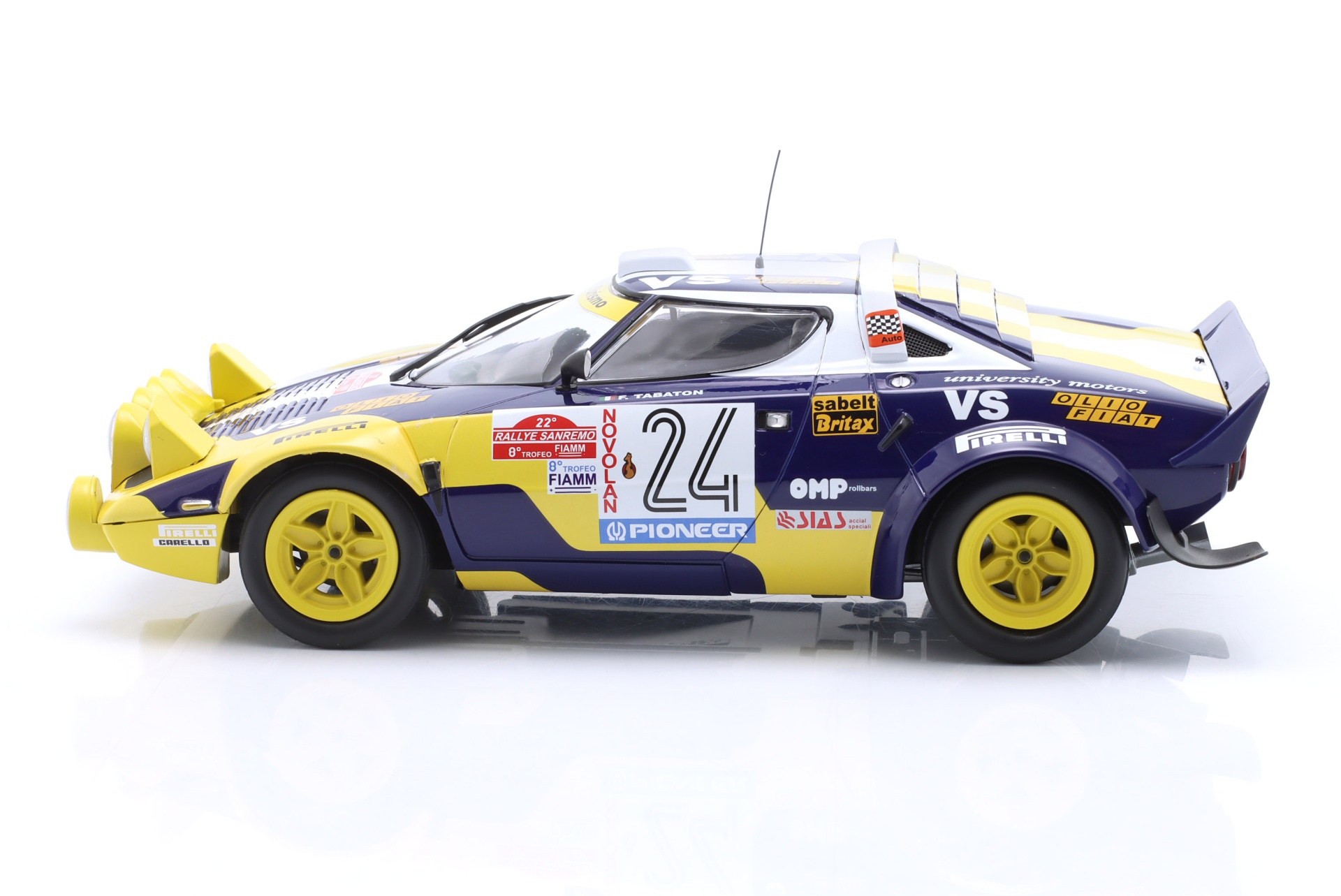Lancia Stratos HF #24 Rallye SanRemo 1980 Tabaton, Radaelli  