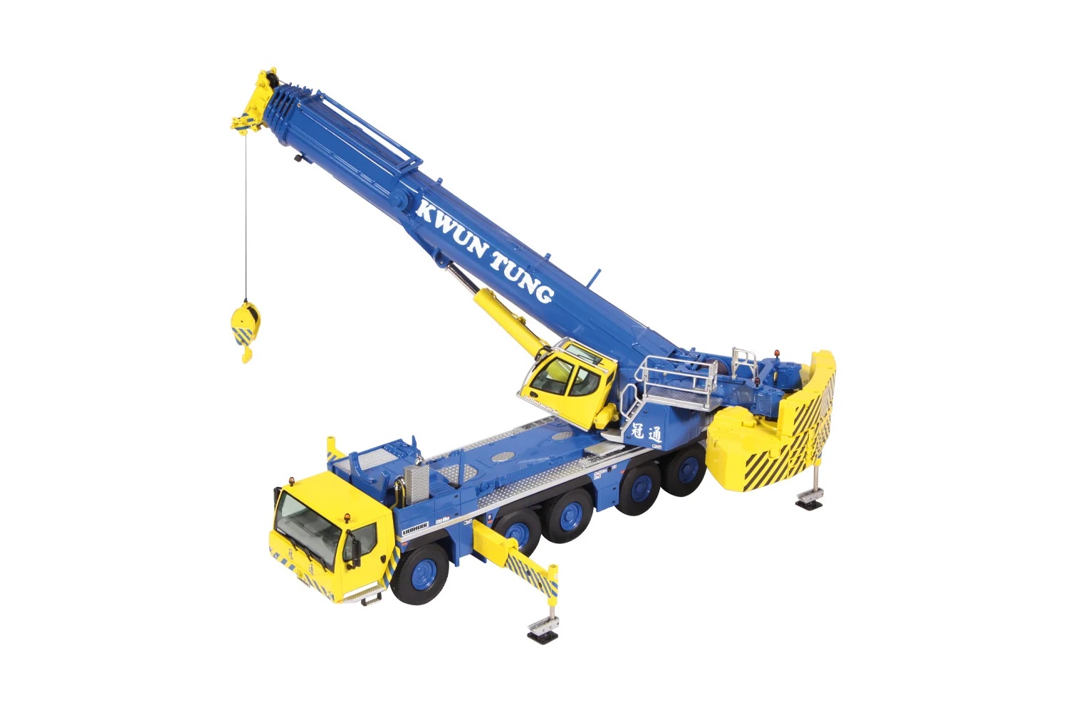 Liebherr LTM1250-5.1 Mobilkran Kwun Tung blau / gelb  