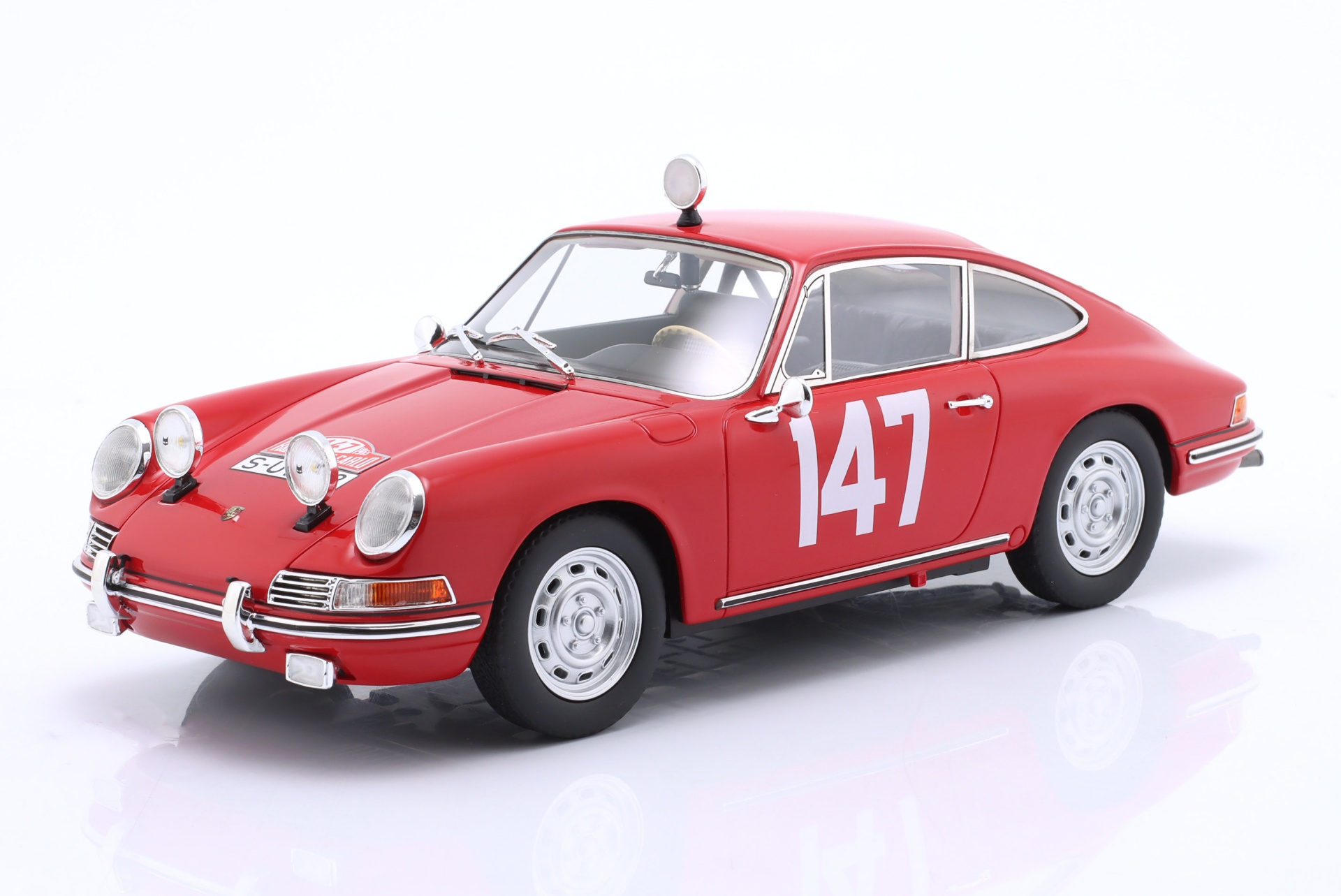 Porsche 911 S #147 5th Rallye Monte Carlo 1965 Linge, Falk  