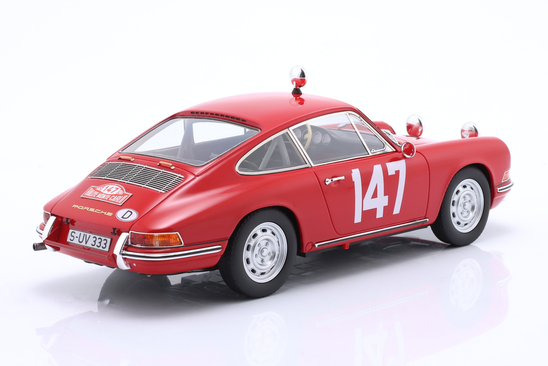 Porsche 911 S #147 5th Rallye Monte Carlo 1965 Linge, Falk  
