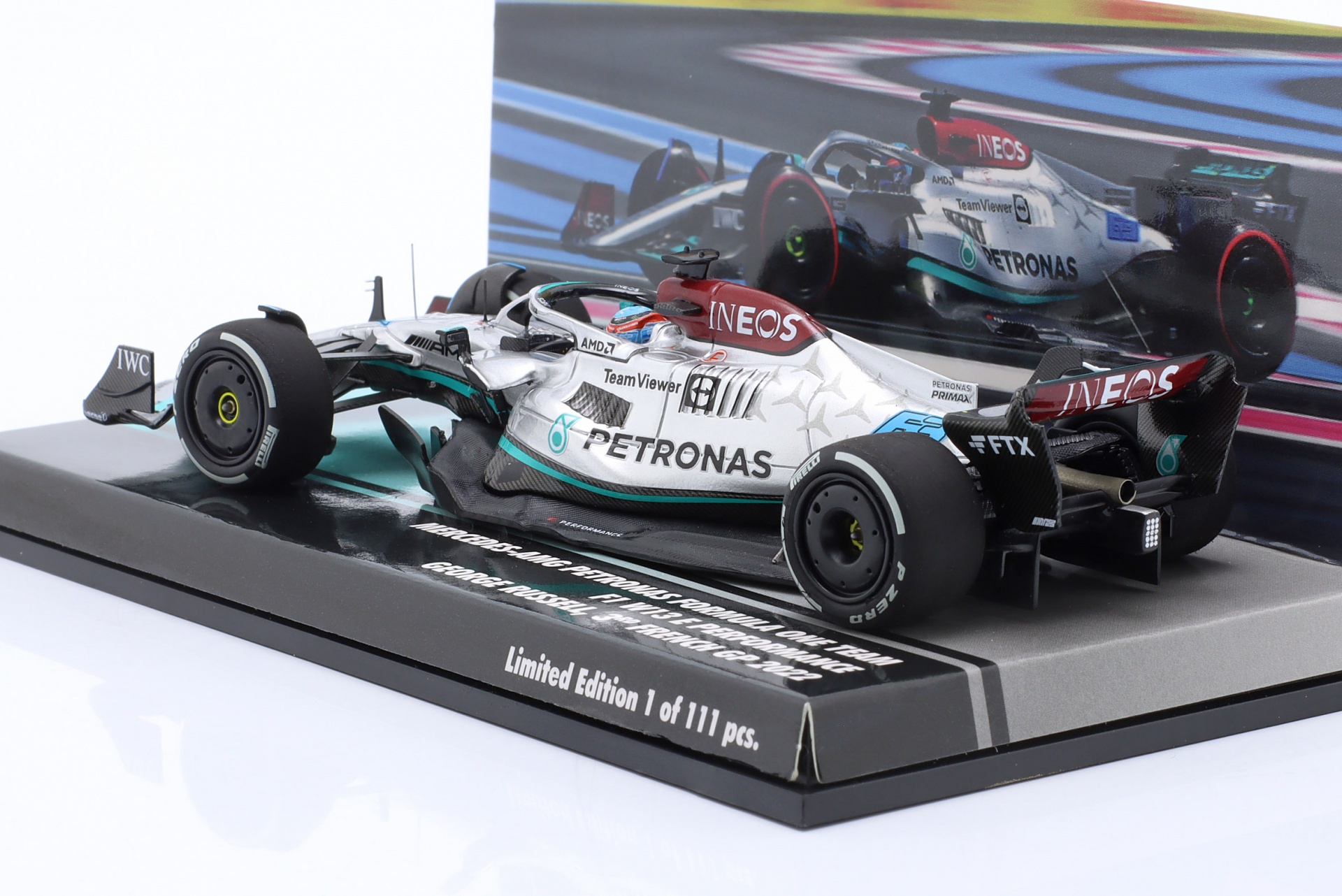 G. Russell Mercedes-AMG F1 W13 #63 3rd Frankreich GP Formel 1 2022  